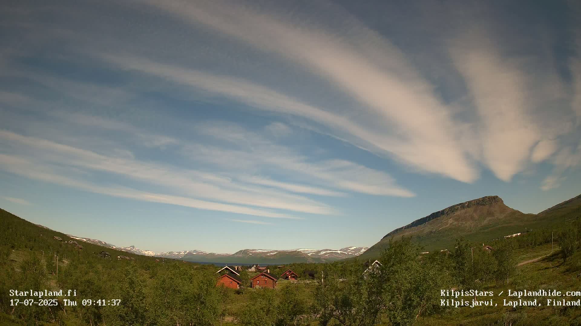 Kilpisjarvi Village , Northern Lights/Aurora Borealis Live Cam - Kilpisjärvi, Enontekiö, Lapland, Finland