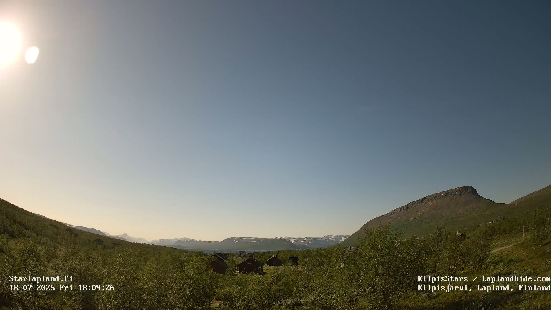 Kilpisjarvi Village , Northern Lights/Aurora Borealis Live Cam - Kilpisjärvi, Enontekiö, Lapland, Finland