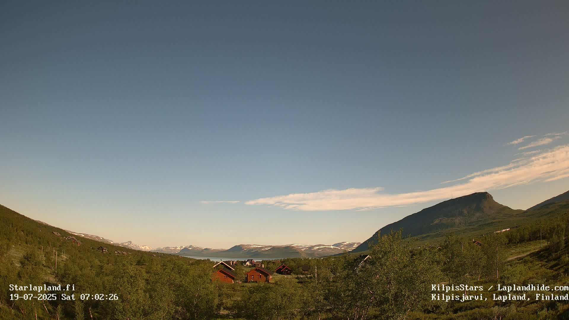 Kilpisjarvi Village , Northern Lights/Aurora Borealis Live Cam - Kilpisjärvi, Enontekiö, Lapland, Finland