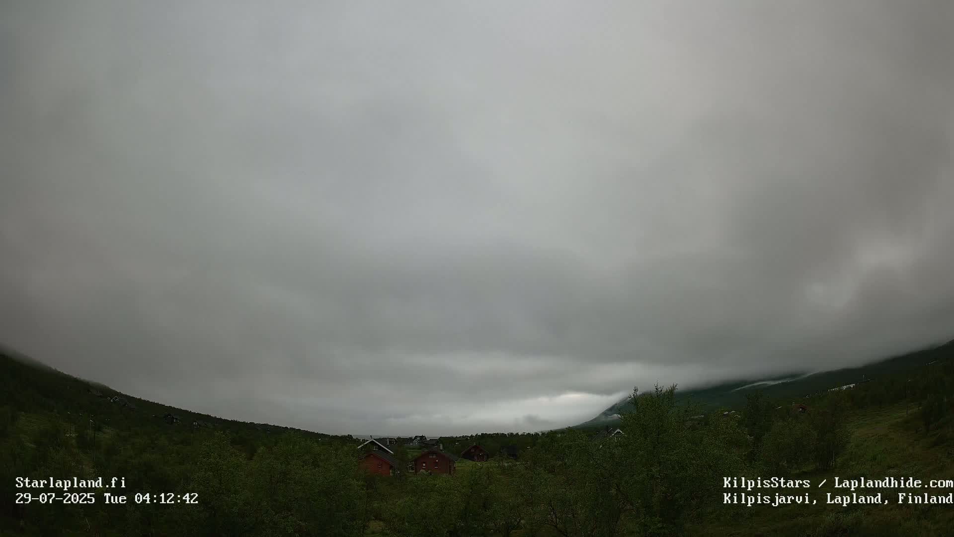 Kilpisjarvi Village , Northern Lights/Aurora Borealis Live Cam - Kilpisjärvi, Enontekiö, Lapland, Finland