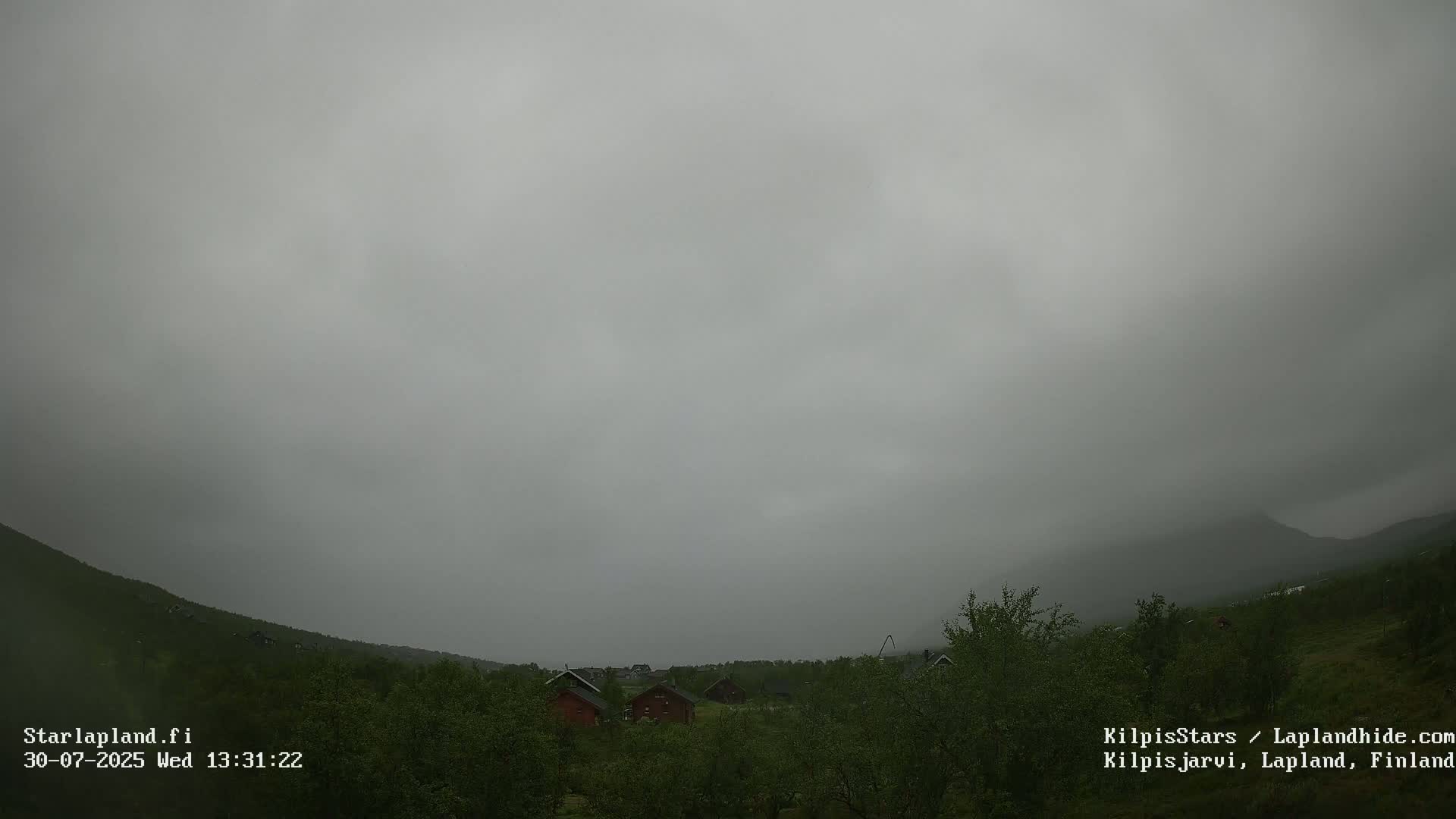Kilpisjarvi Village , Northern Lights/Aurora Borealis Live Cam - Kilpisjärvi, Enontekiö, Lapland, Finland