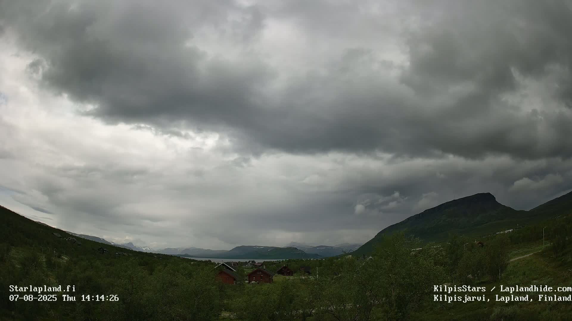 Kilpisjarvi Village , Northern Lights/Aurora Borealis Live Cam - Kilpisjärvi, Enontekiö, Lapland, Finland