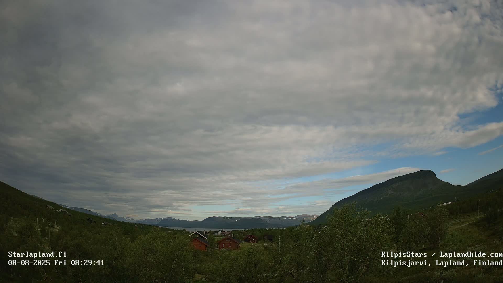 Kilpisjarvi Village , Northern Lights/Aurora Borealis Live Cam - Kilpisjärvi, Enontekiö, Lapland, Finland