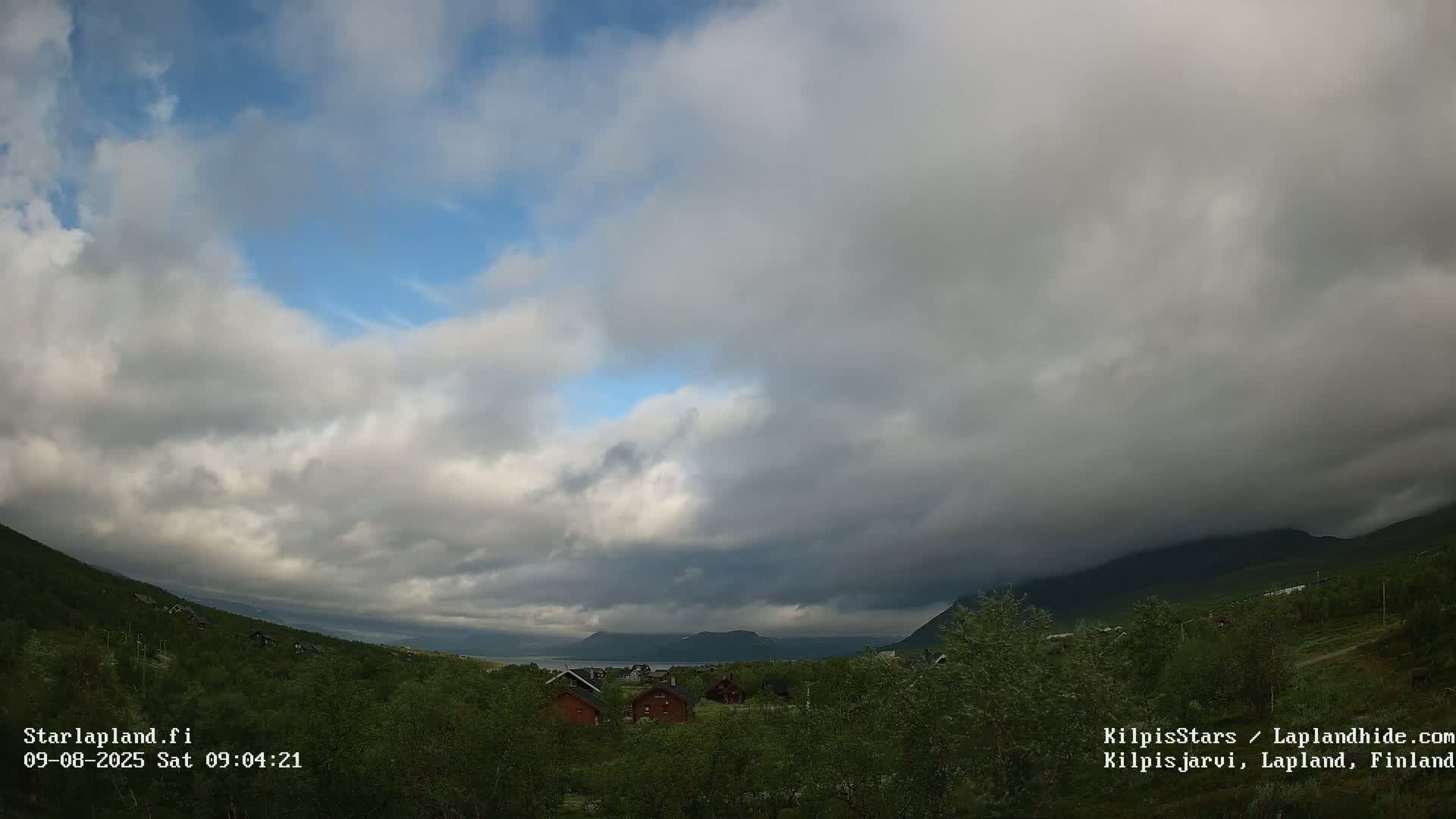 Kilpisjarvi Village , Northern Lights/Aurora Borealis Live Cam - Kilpisjärvi, Enontekiö, Lapland, Finland