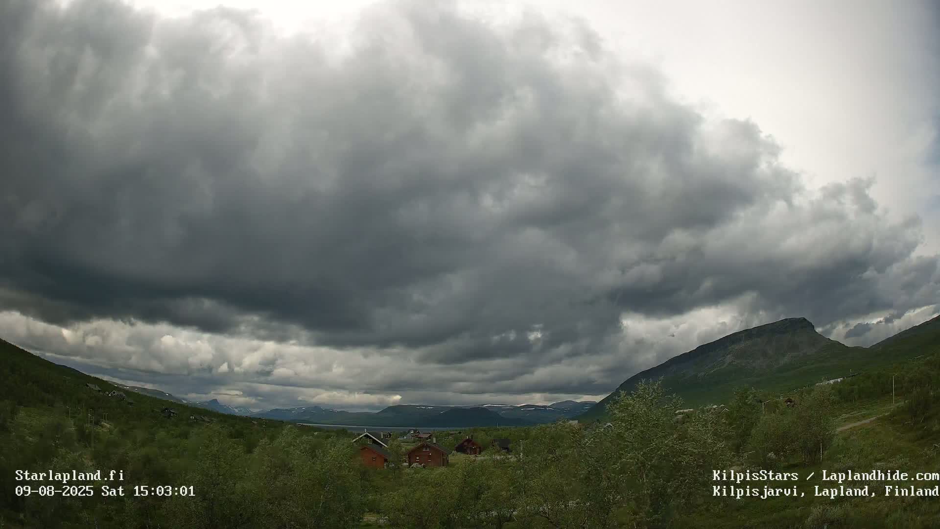 Kilpisjarvi Village , Northern Lights/Aurora Borealis Live Cam - Kilpisjärvi, Enontekiö, Lapland, Finland