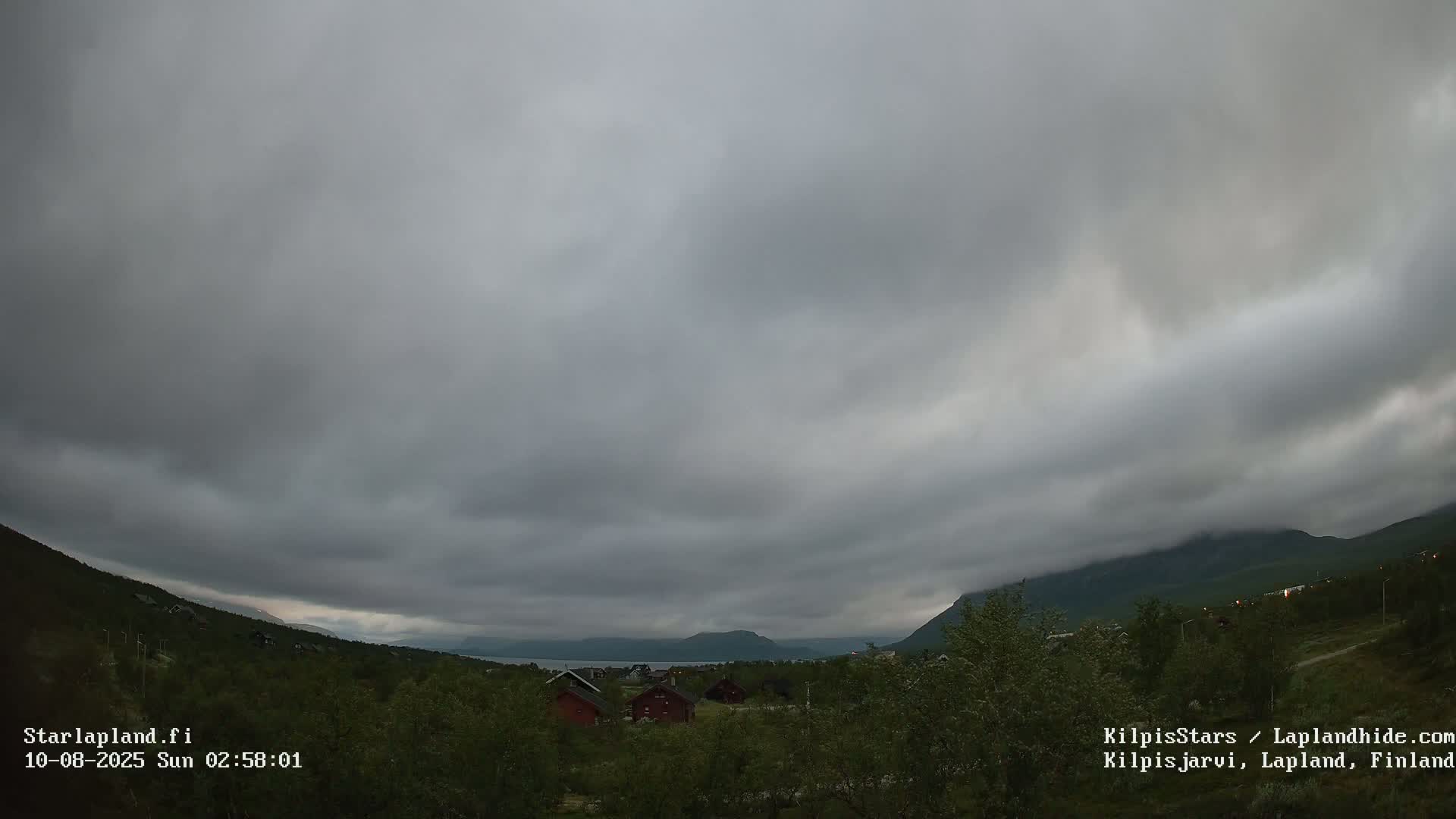Kilpisjarvi Village , Northern Lights/Aurora Borealis Live Cam - Kilpisjärvi, Enontekiö, Lapland, Finland