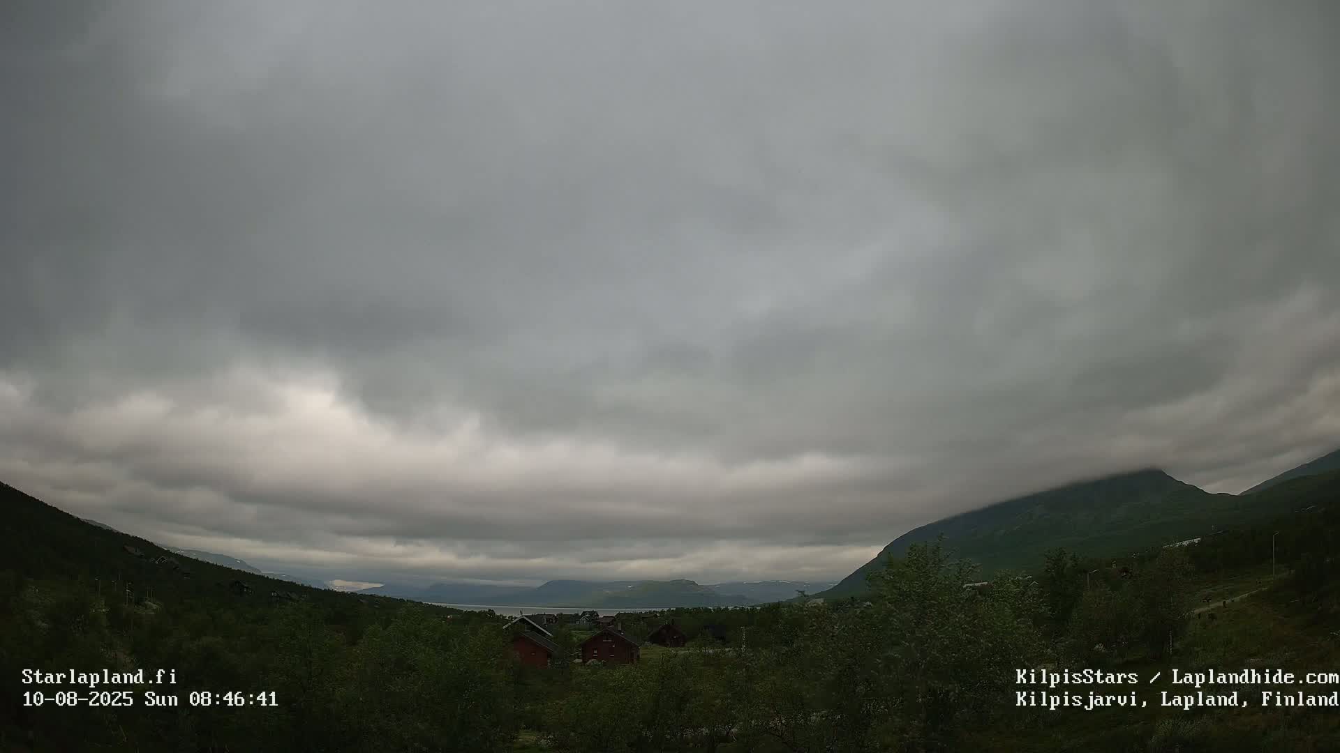 Kilpisjarvi Village , Northern Lights/Aurora Borealis Live Cam - Kilpisjärvi, Enontekiö, Lapland, Finland