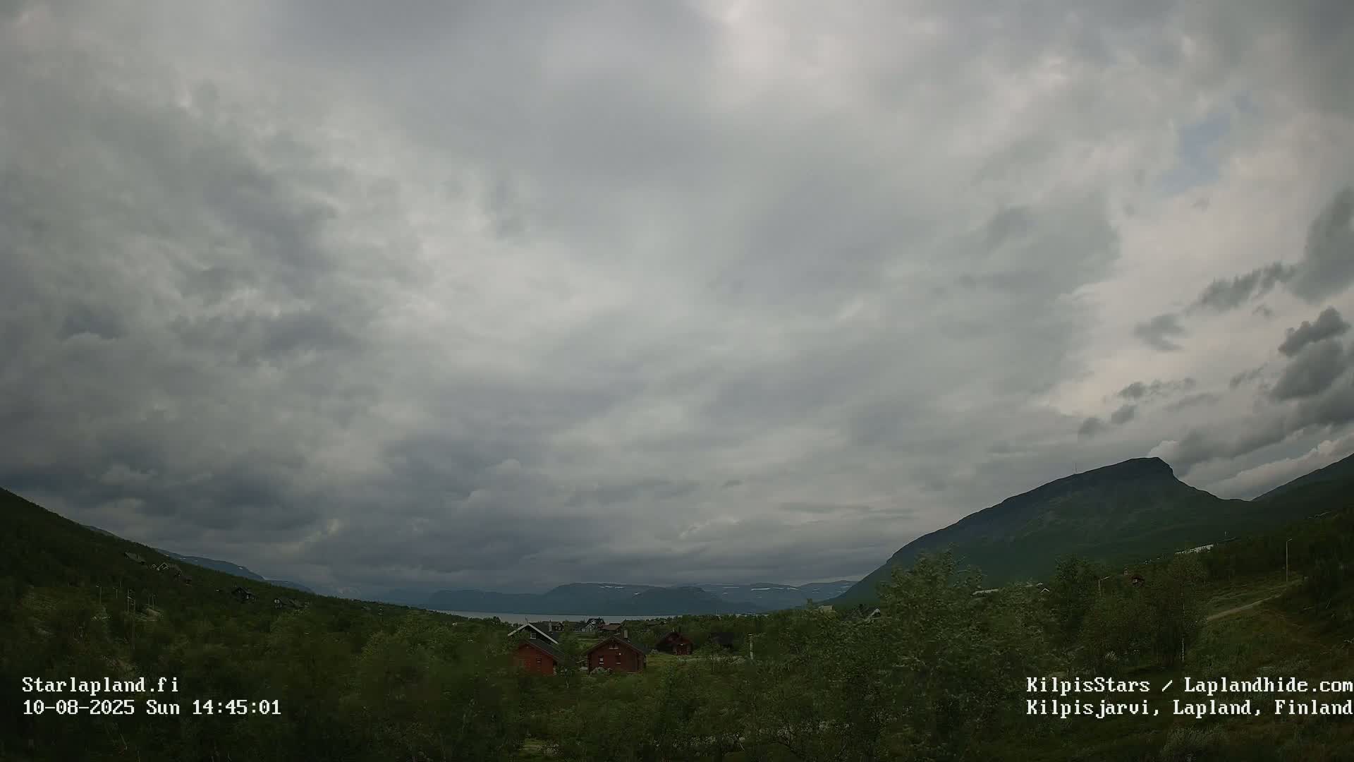 Kilpisjarvi Village , Northern Lights/Aurora Borealis Live Cam - Kilpisjärvi, Enontekiö, Lapland, Finland