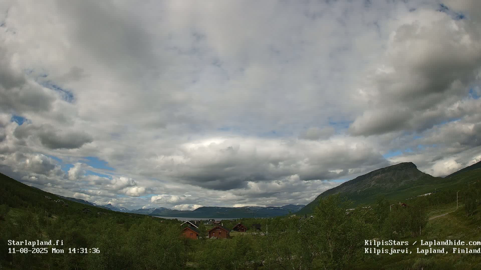 Kilpisjarvi Village , Northern Lights/Aurora Borealis Live Cam - Kilpisjärvi, Enontekiö, Lapland, Finland