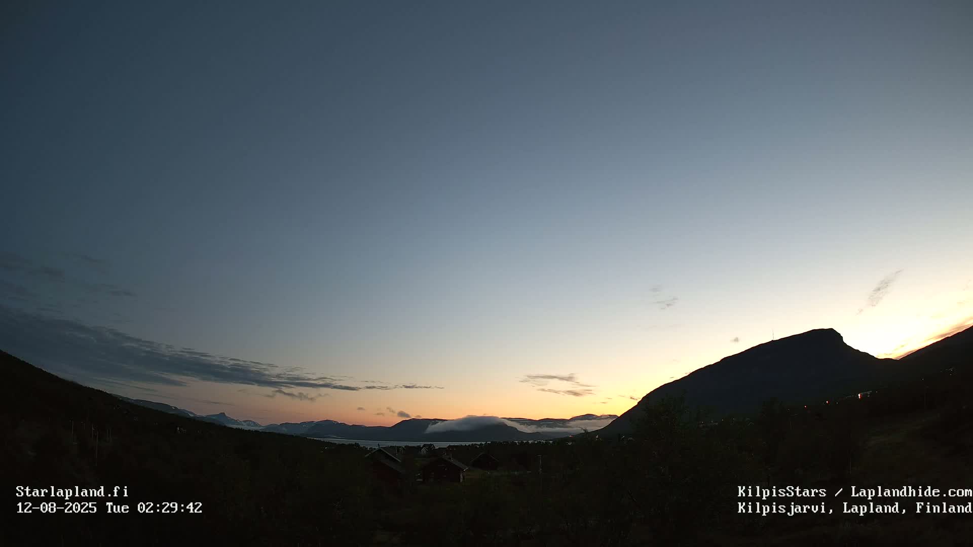 Kilpisjarvi Village , Northern Lights/Aurora Borealis Live Cam - Kilpisjärvi, Enontekiö, Lapland, Finland