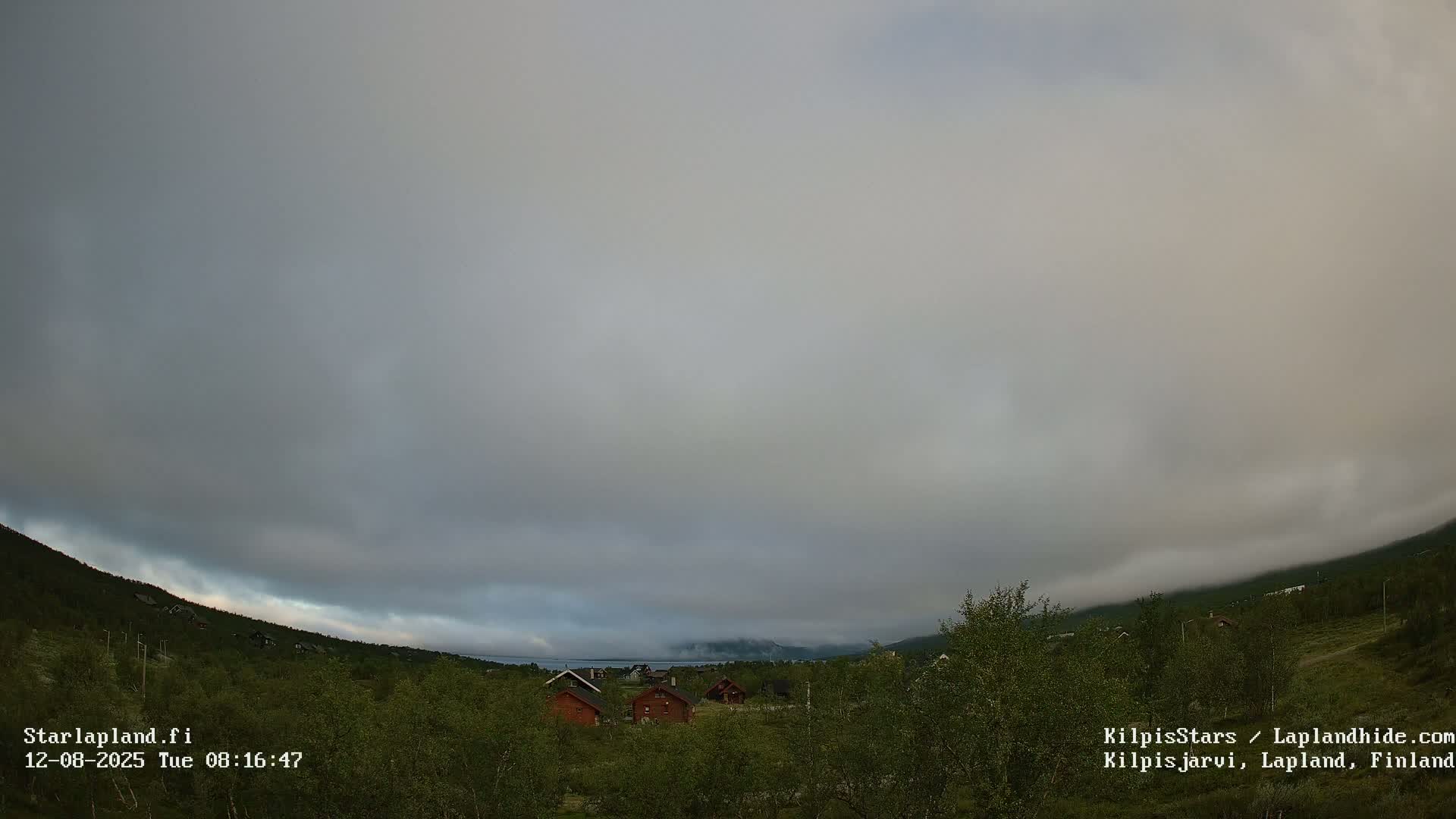 Kilpisjarvi Village , Northern Lights/Aurora Borealis Live Cam - Kilpisjärvi, Enontekiö, Lapland, Finland