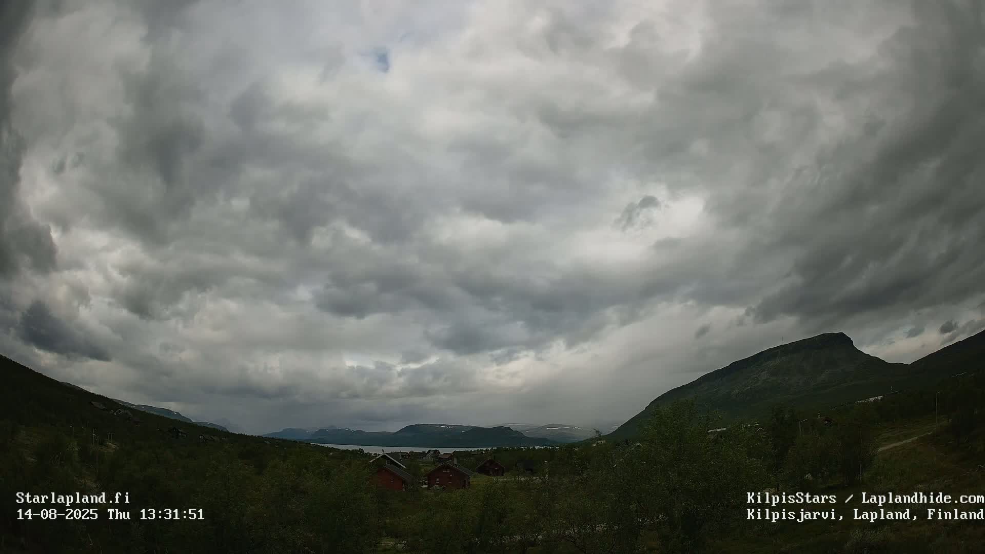 Kilpisjarvi Village , Northern Lights/Aurora Borealis Live Cam - Kilpisjärvi, Enontekiö, Lapland, Finland