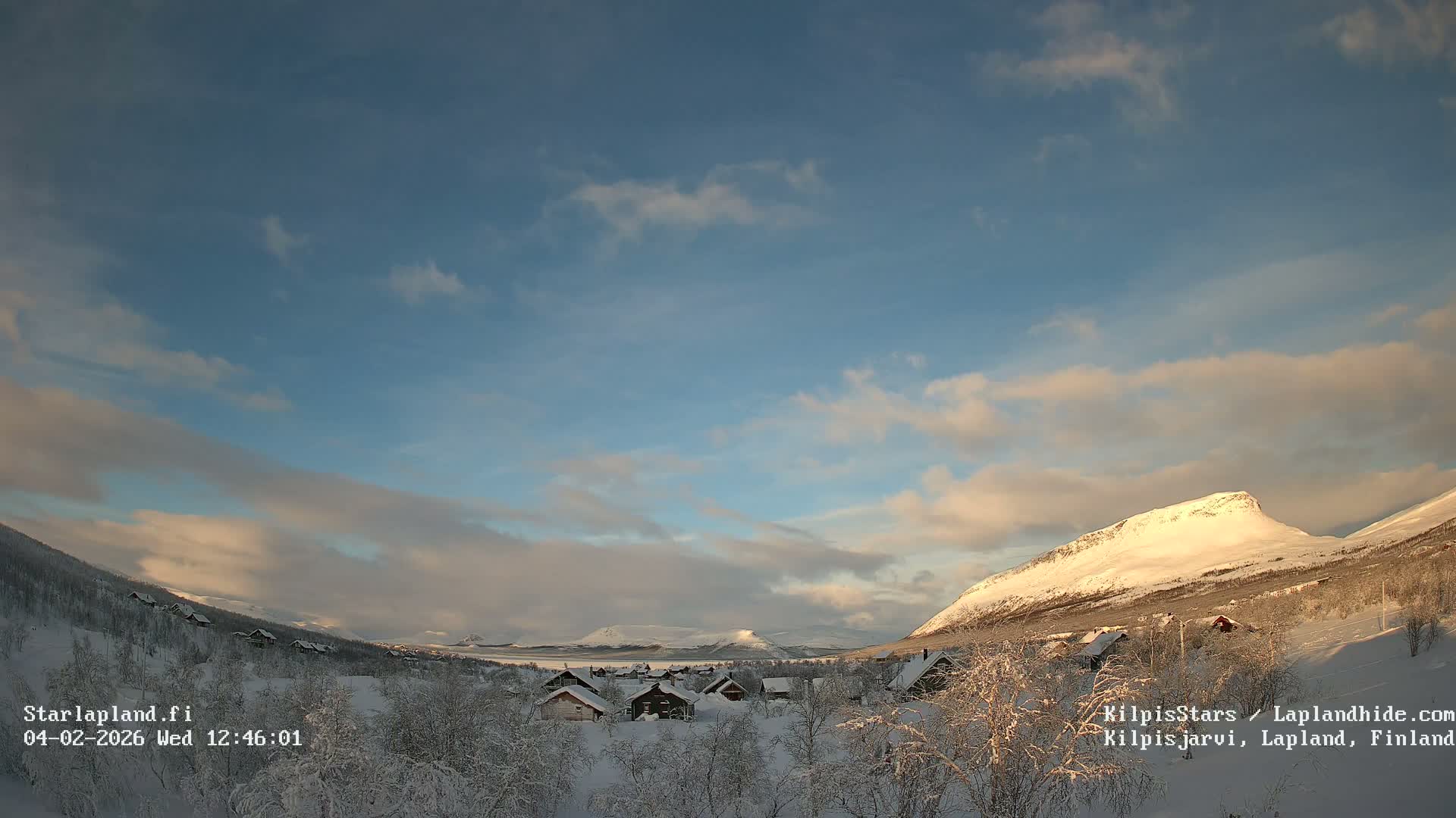 Kilpisjarvi Village , Northern Lights/Aurora Borealis Live Cam - Kilpisjärvi, Enontekiö, Lapland, Finland