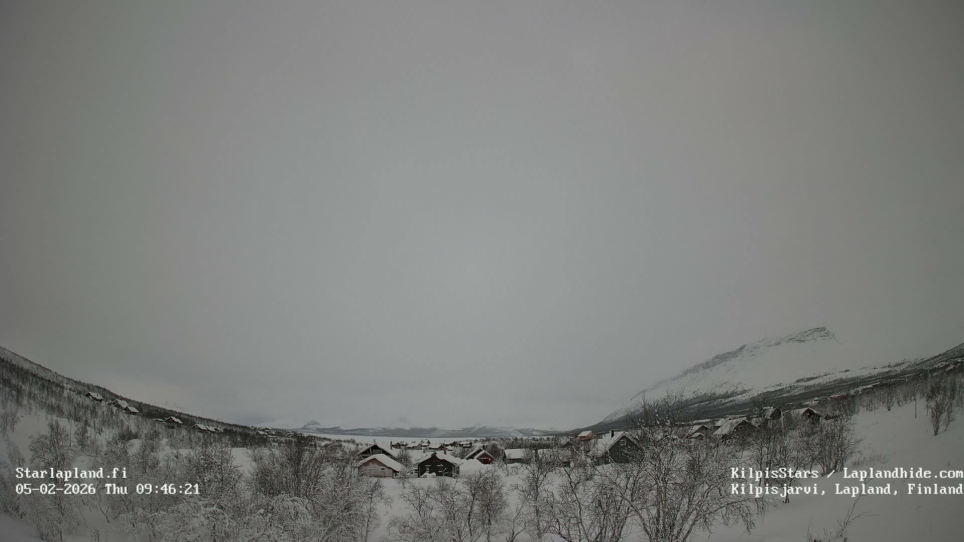 Kilpisjarvi Village , Northern Lights/Aurora Borealis Live Cam - Kilpisjärvi, Enontekiö, Lapland, Finland