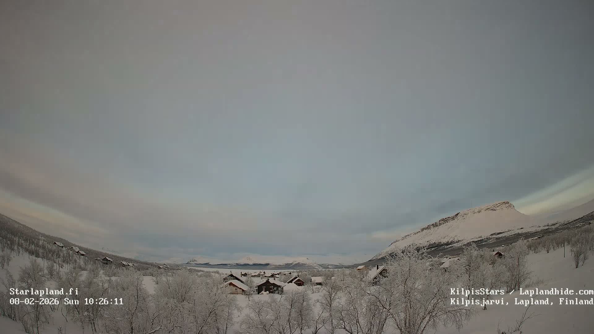Kilpisjarvi Village , Northern Lights/Aurora Borealis Live Cam - Kilpisjärvi, Enontekiö, Lapland, Finland