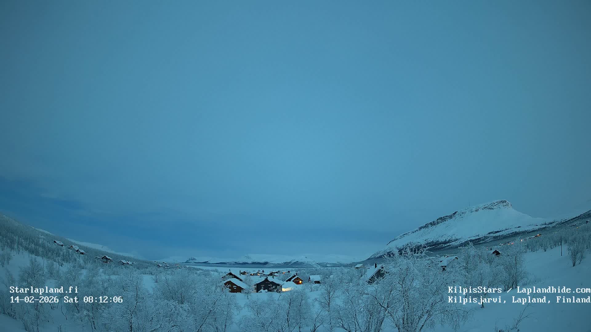 Kilpisjarvi Village , Northern Lights/Aurora Borealis Live Cam - Kilpisjärvi, Enontekiö, Lapland, Finland