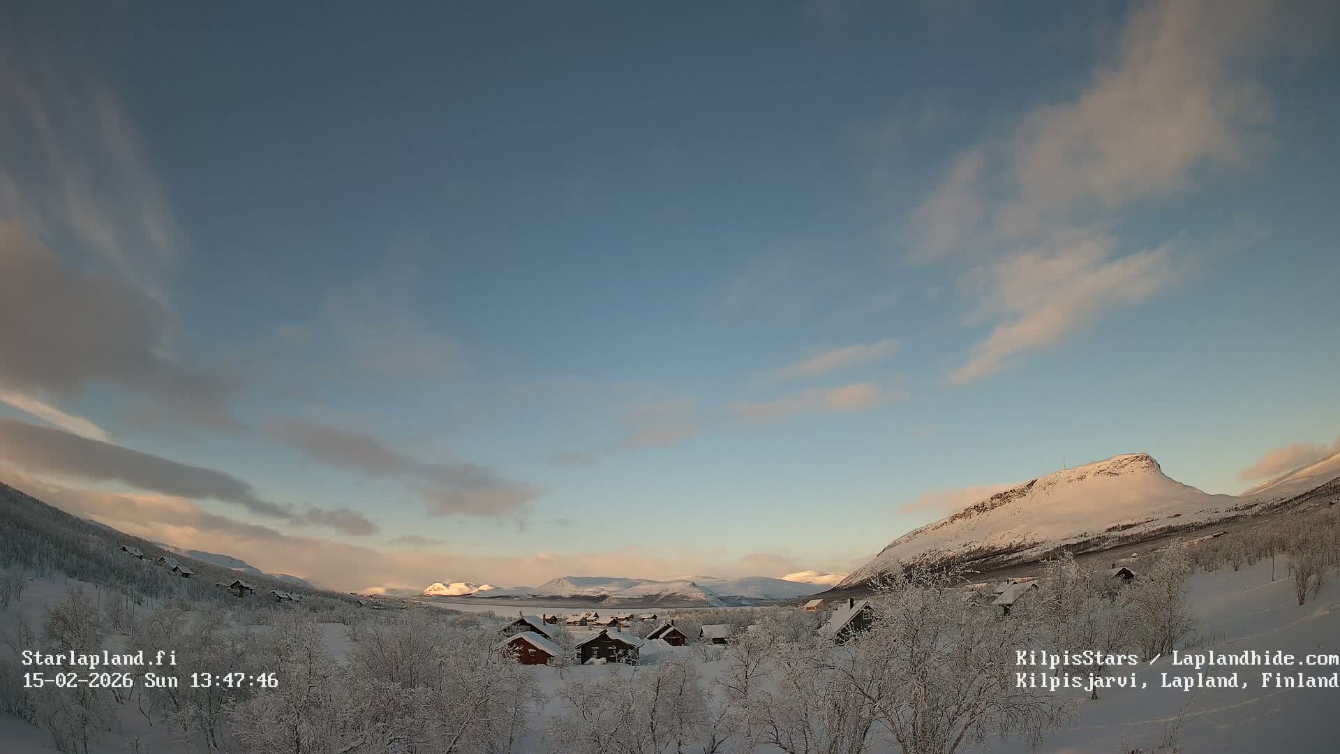 Kilpisjarvi Village , Northern Lights/Aurora Borealis Live Cam - Kilpisjärvi, Enontekiö, Lapland, Finland