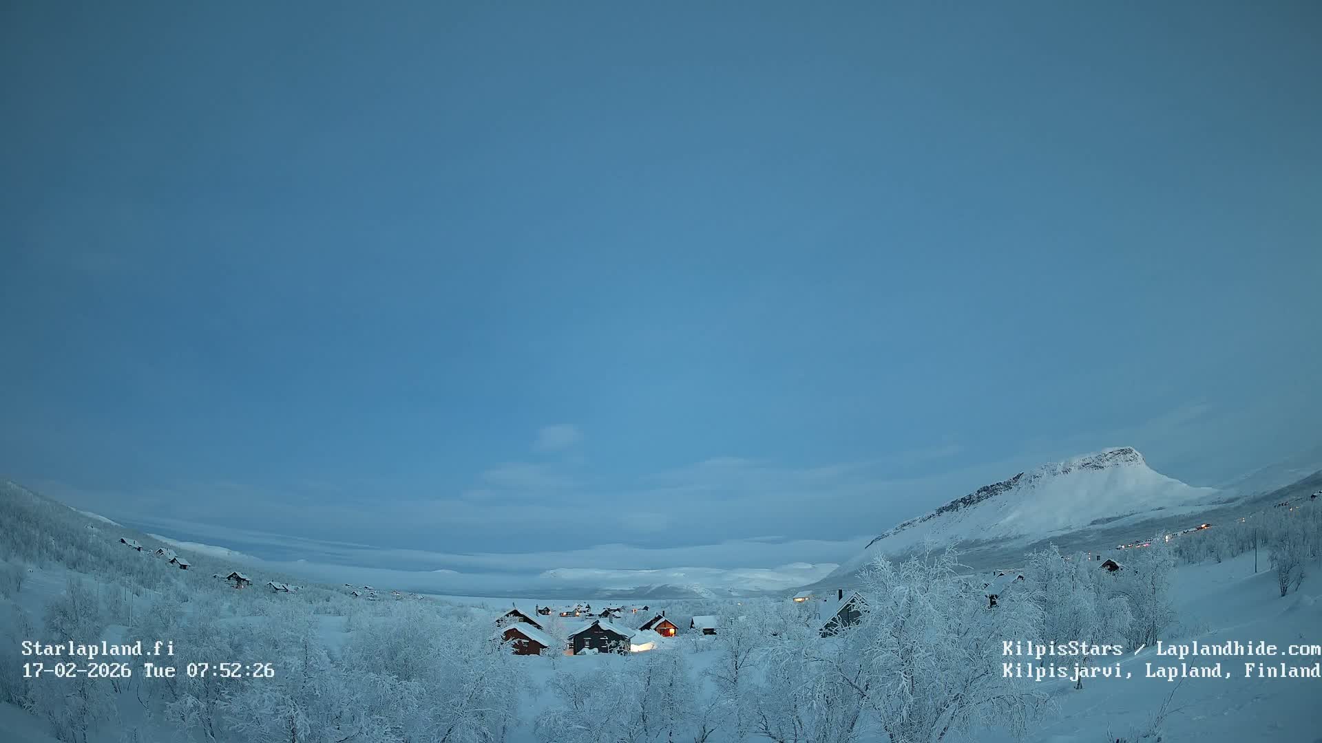 Kilpisjarvi Village , Northern Lights/Aurora Borealis Live Cam - Kilpisjärvi, Enontekiö, Lapland, Finland