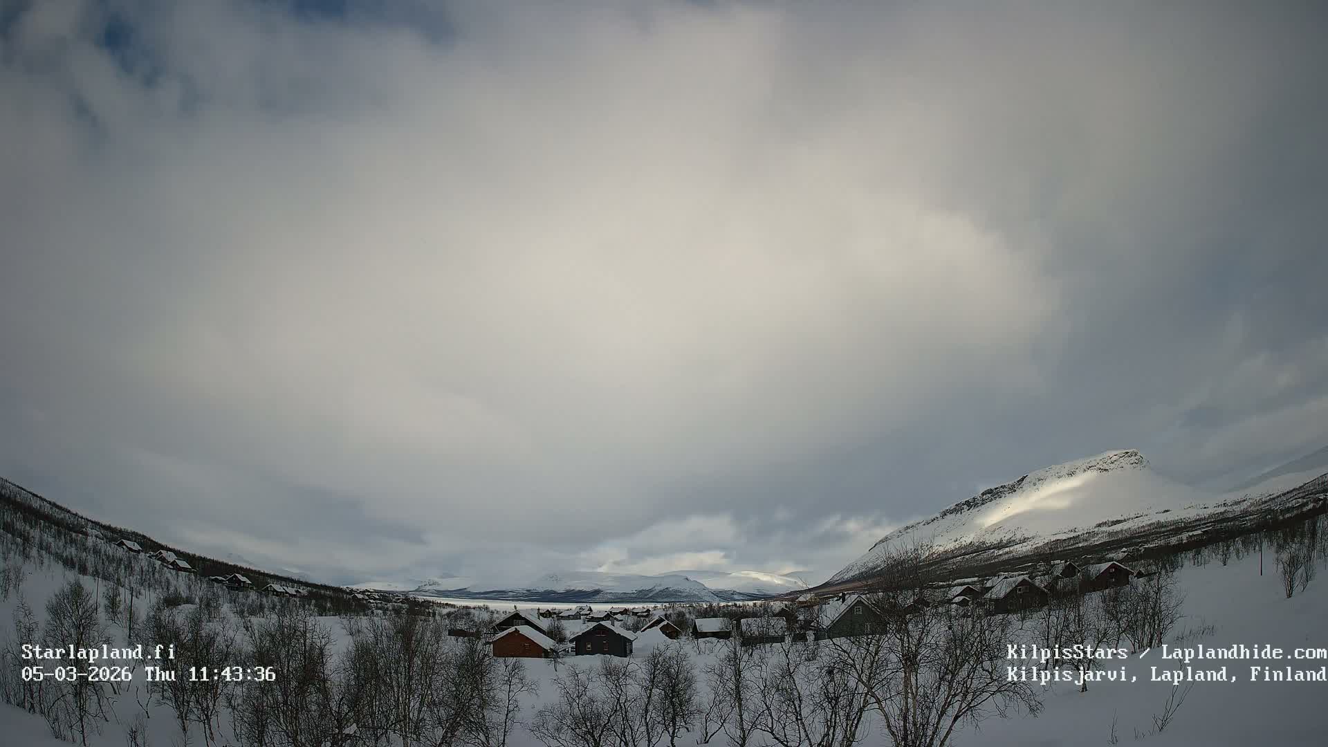 Kilpisjarvi Village , Northern Lights/Aurora Borealis Live Cam - Kilpisjärvi, Enontekiö, Lapland, Finland