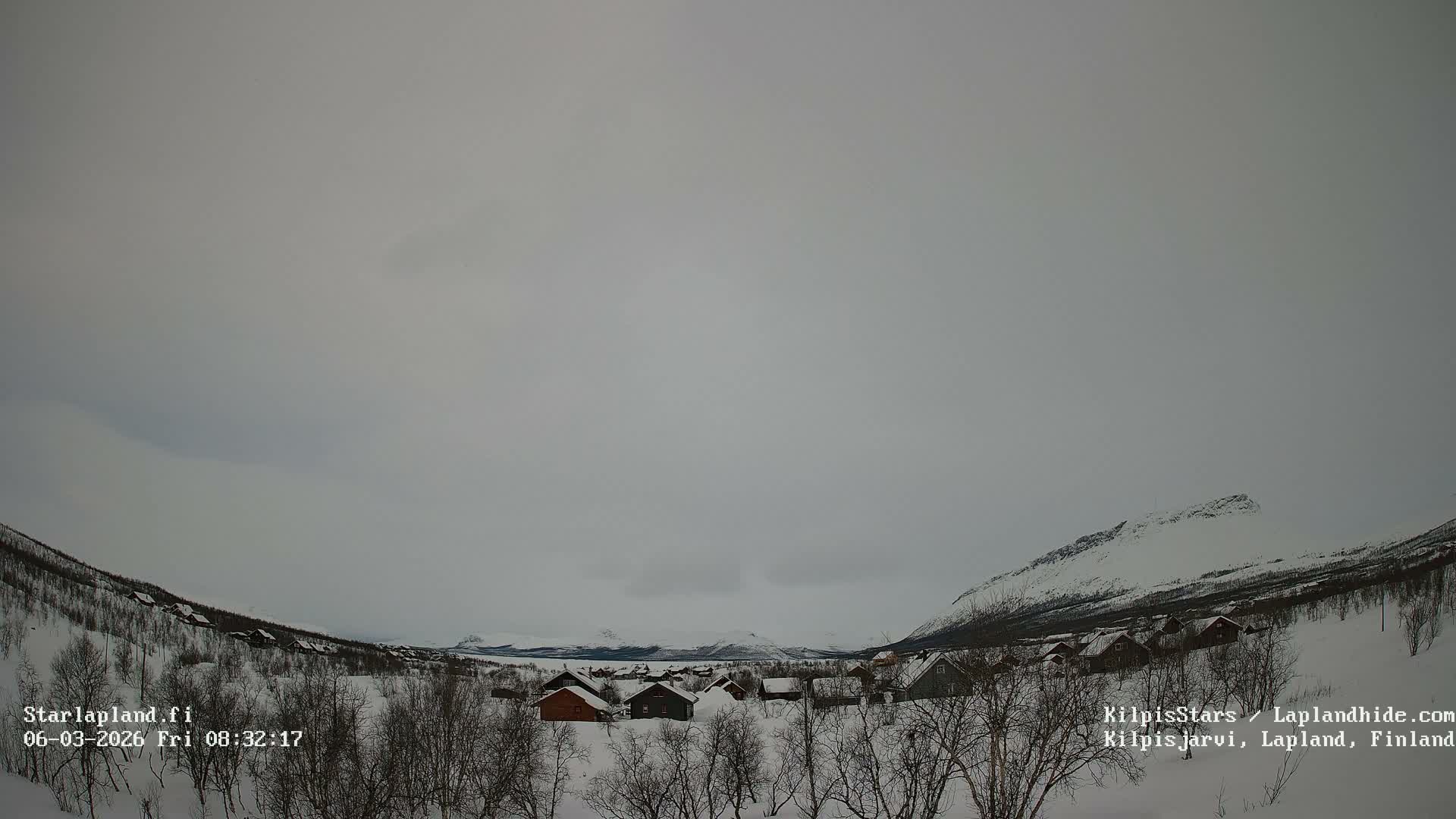 Kilpisjarvi Village , Northern Lights/Aurora Borealis Live Cam - Kilpisjärvi, Enontekiö, Lapland, Finland