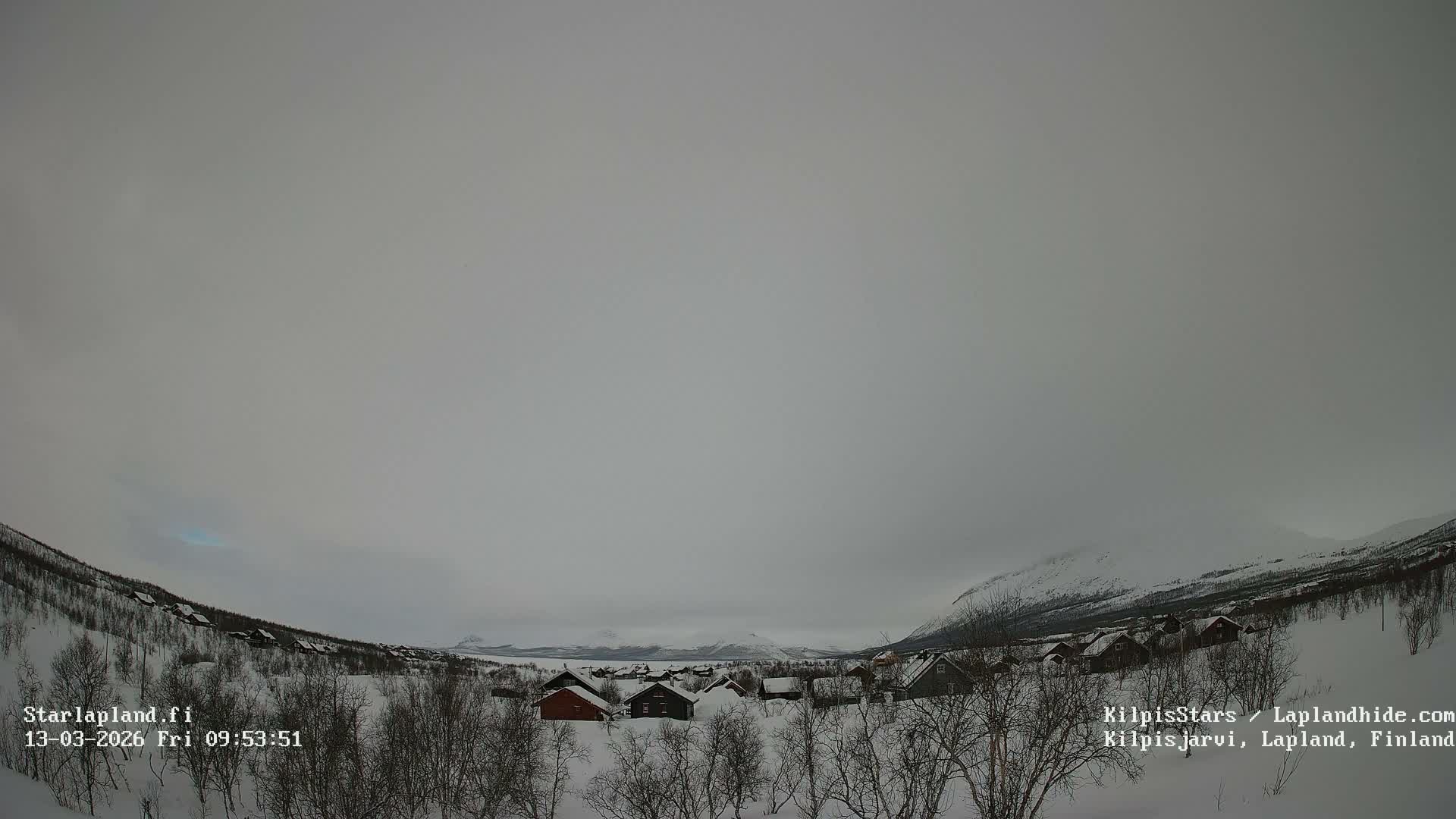 Kilpisjarvi Village , Northern Lights/Aurora Borealis Live Cam - Kilpisjärvi, Enontekiö, Lapland, Finland