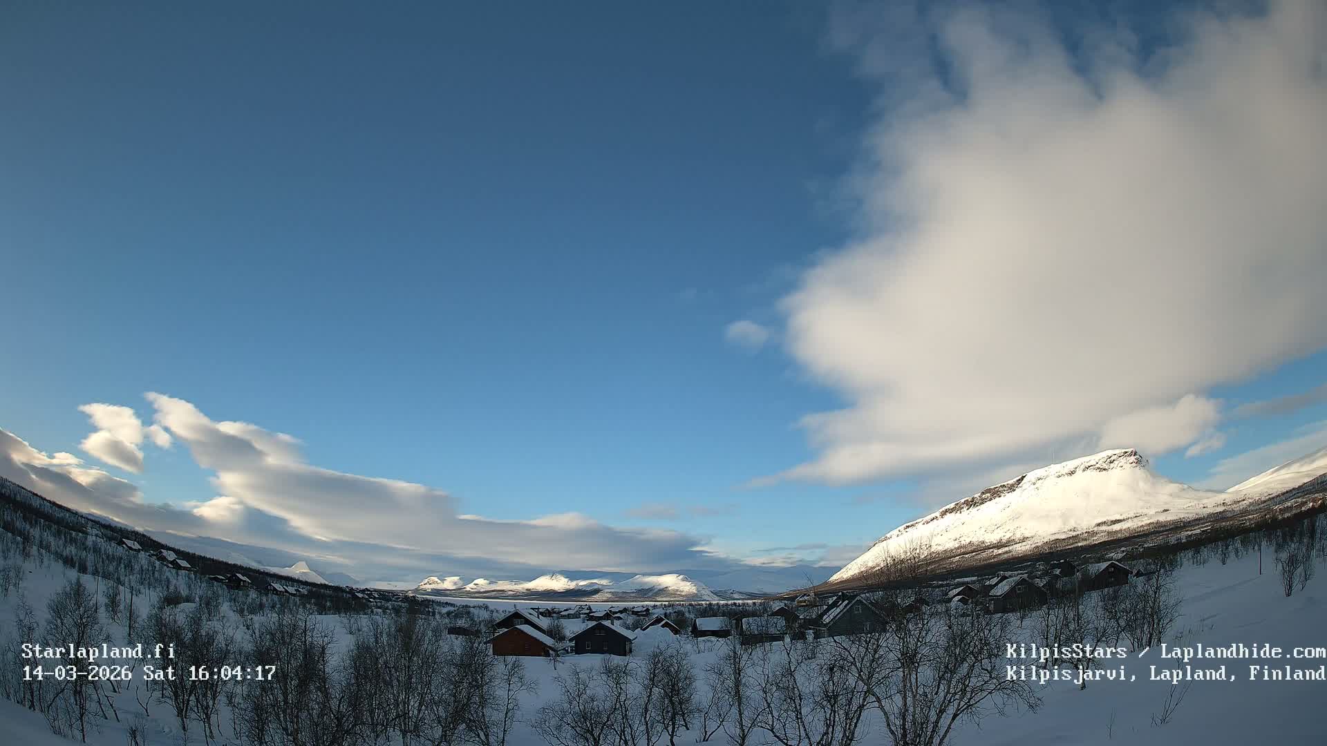 Kilpisjarvi Village , Northern Lights/Aurora Borealis Live Cam - Kilpisjärvi, Enontekiö, Lapland, Finland