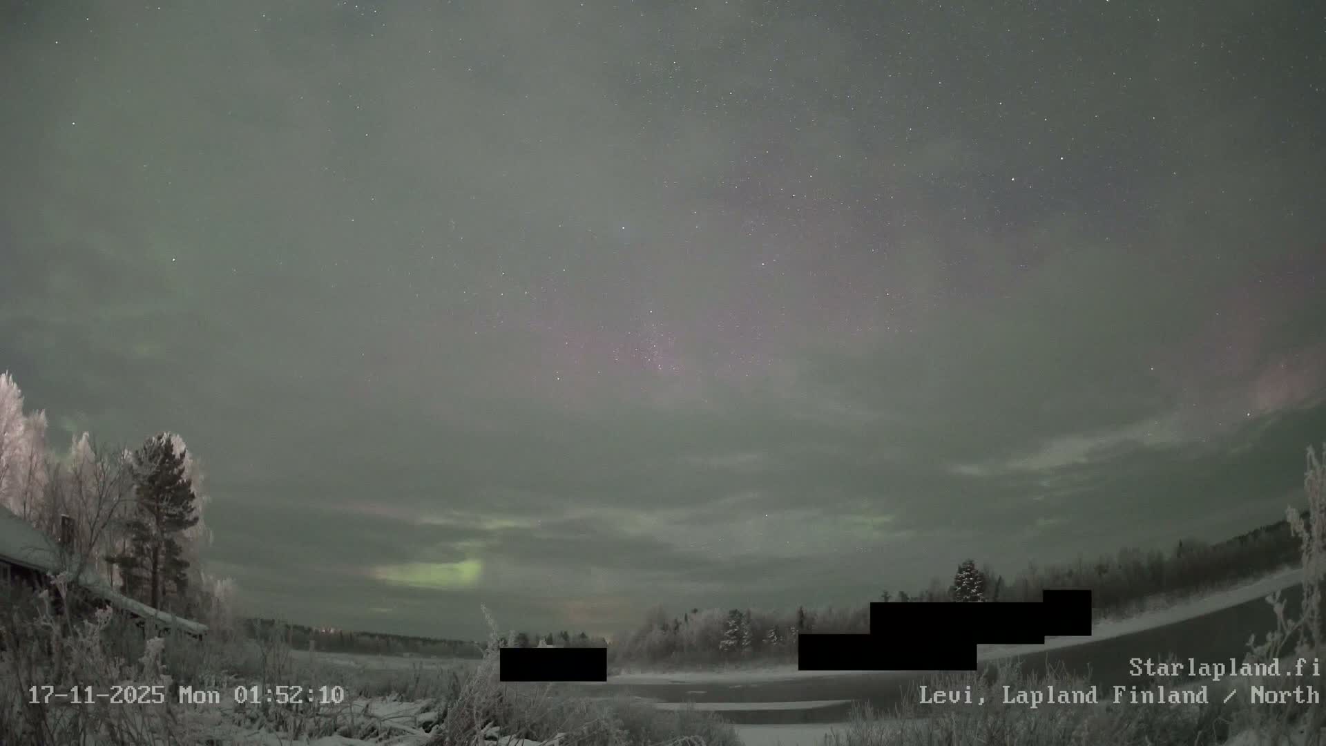 Sirkka, Levi Resort Ski Slope, Aurora Boreails/Northern Lights Live Cam -  Sirkka, Kittila, Lapland, Finland