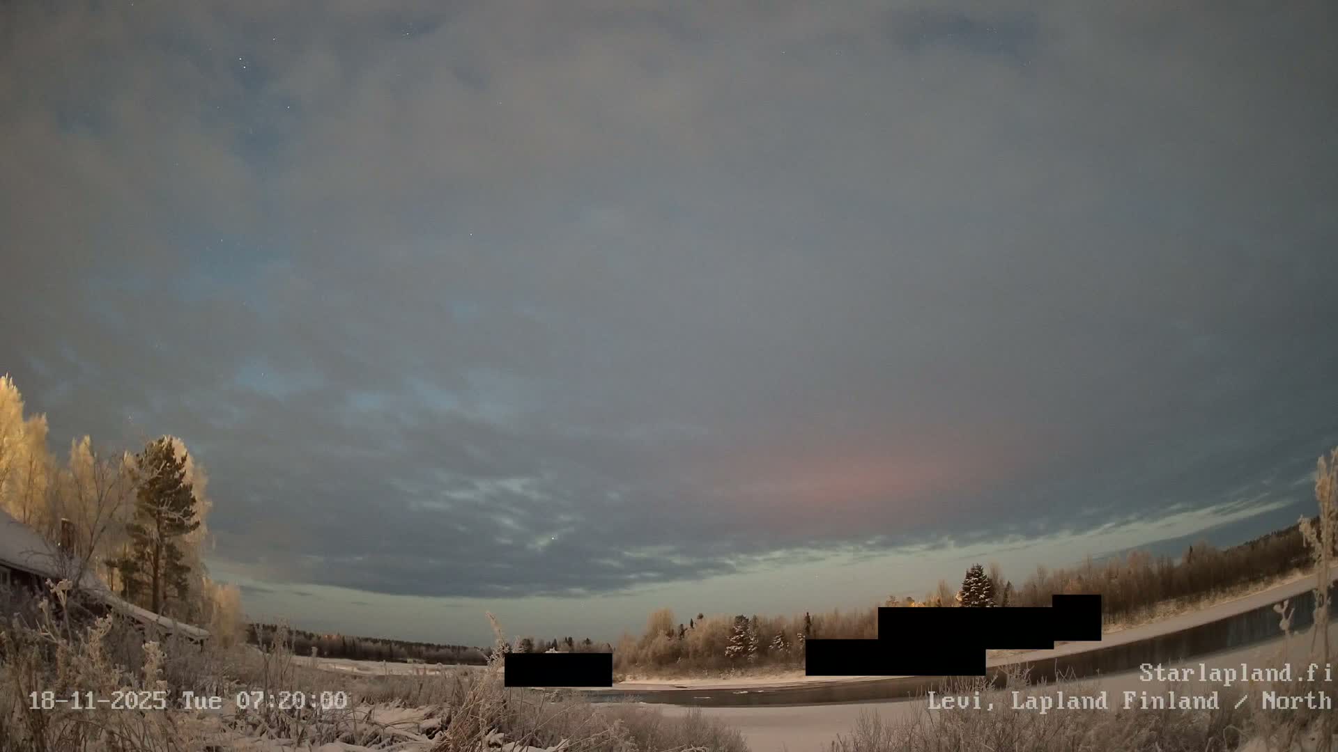 Sirkka, Levi Resort Ski Slope, Aurora Boreails/Northern Lights Live Cam -  Sirkka, Kittila, Lapland, Finland