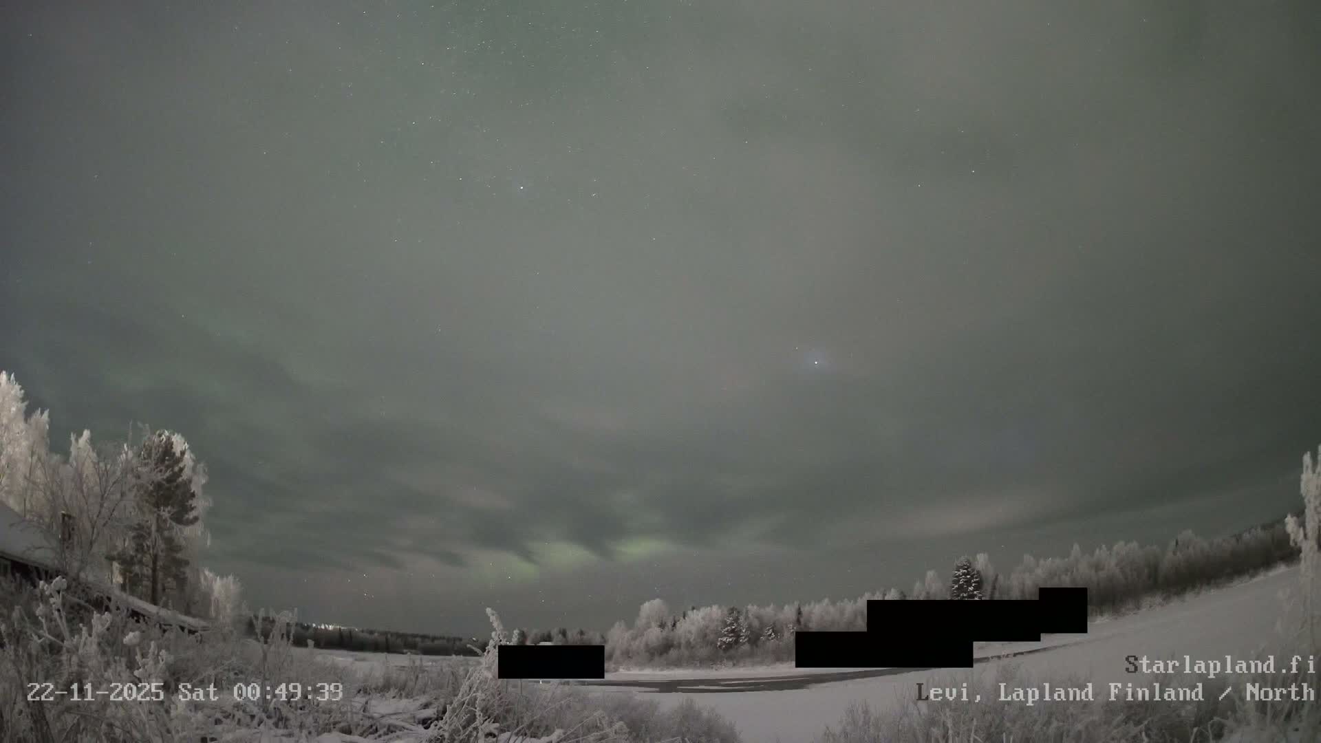 Sirkka, Levi Resort Ski Slope, Aurora Boreails/Northern Lights Live Cam -  Sirkka, Kittila, Lapland, Finland