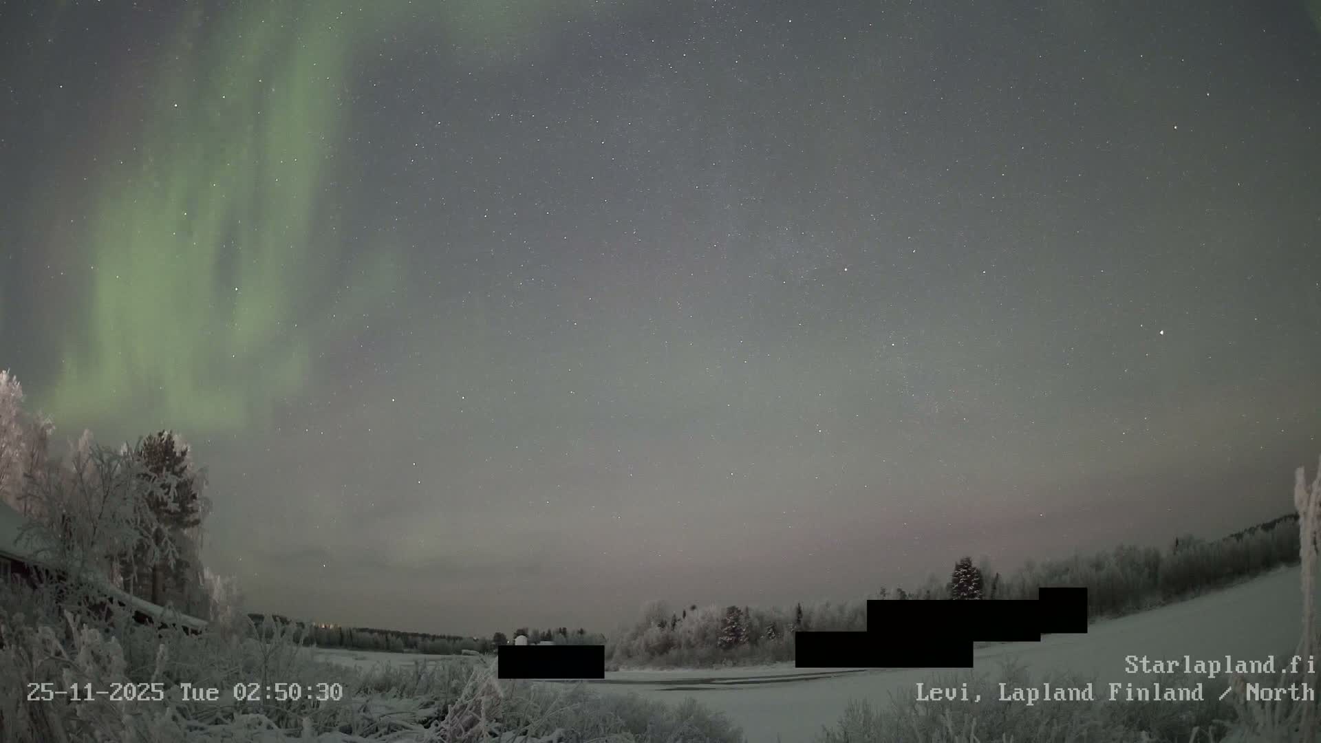 Sirkka, Levi Resort Ski Slope, Aurora Boreails/Northern Lights Live Cam -  Sirkka, Kittila, Lapland, Finland