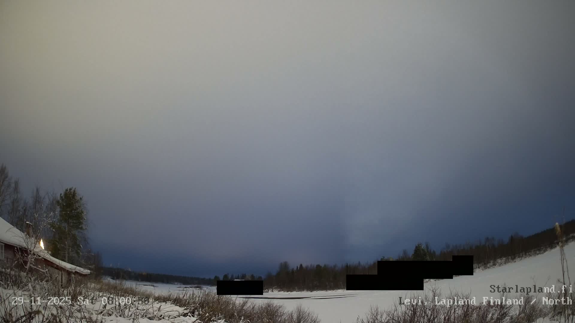 Sirkka, Levi Resort Ski Slope, Aurora Boreails/Northern Lights Live Cam -  Sirkka, Kittila, Lapland, Finland