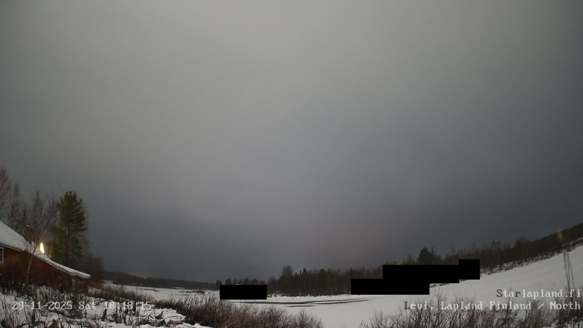 Sirkka, Levi Resort Ski Slope, Aurora Boreails/Northern Lights Live Cam -  Sirkka, Kittila, Lapland, Finland