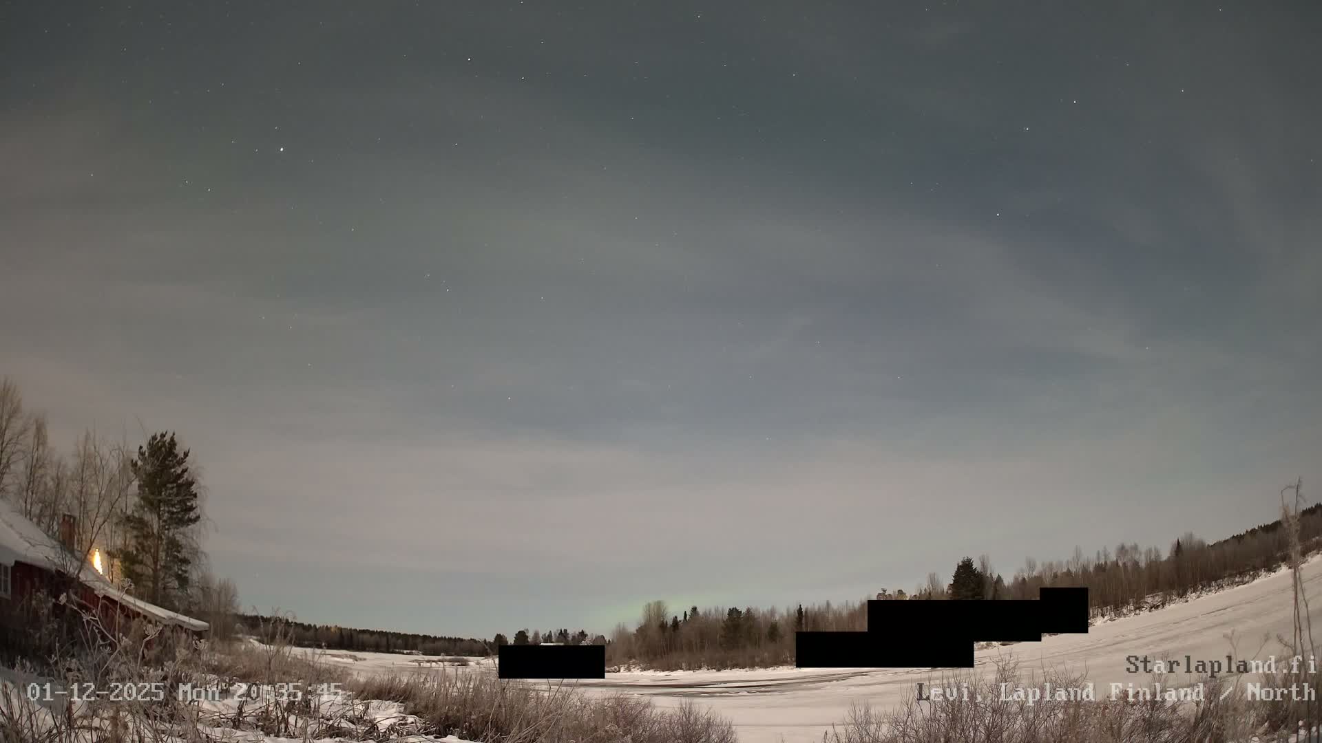 Sirkka, Levi Resort Ski Slope, Aurora Boreails/Northern Lights Live Cam -  Sirkka, Kittila, Lapland, Finland