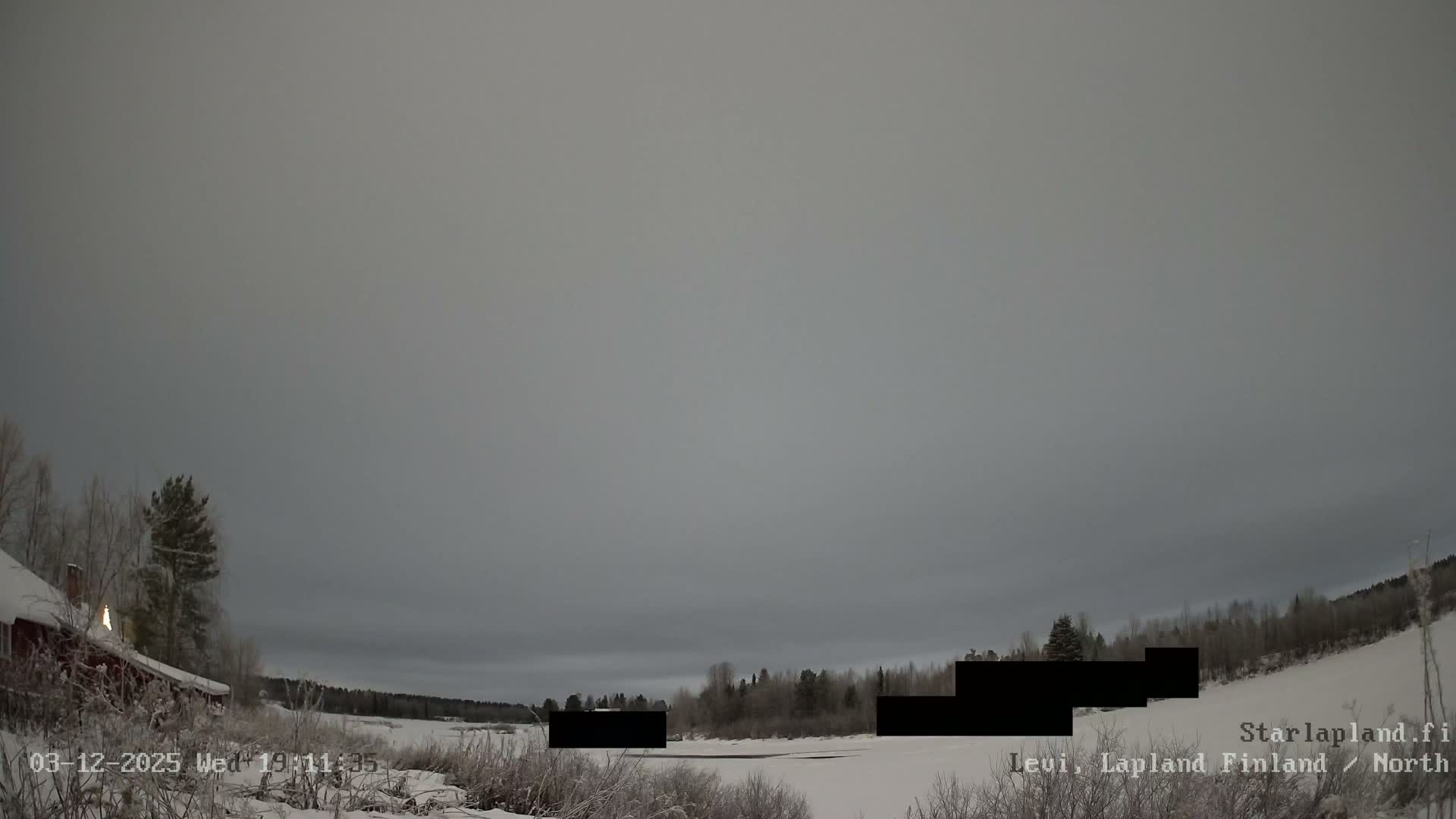 Sirkka, Levi Resort Ski Slope, Aurora Boreails/Northern Lights Live Cam -  Sirkka, Kittila, Lapland, Finland