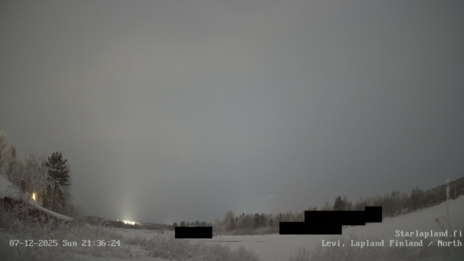 Sirkka, Levi Resort Ski Slope, Aurora Boreails/Northern Lights Live Cam -  Sirkka, Kittila, Lapland, Finland