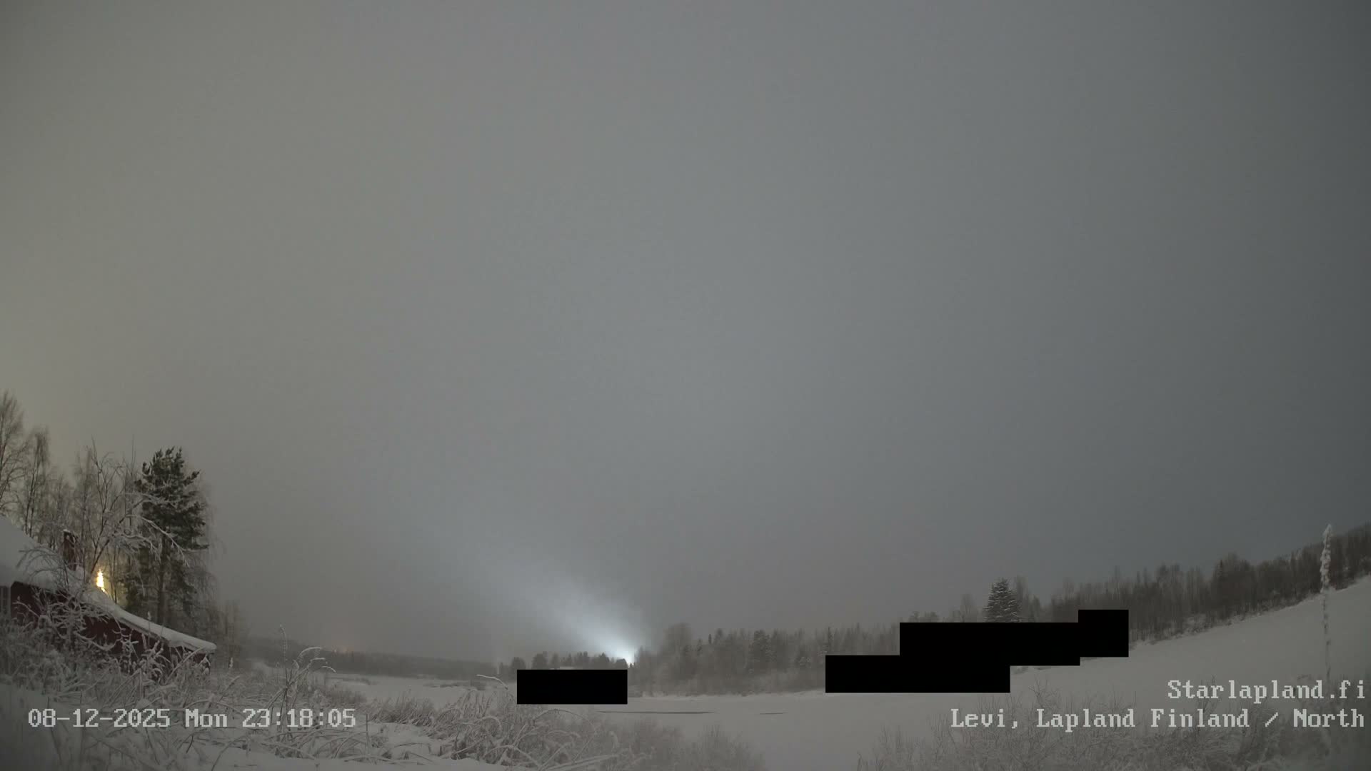 Sirkka, Levi Resort Ski Slope, Aurora Boreails/Northern Lights Live Cam -  Sirkka, Kittila, Lapland, Finland