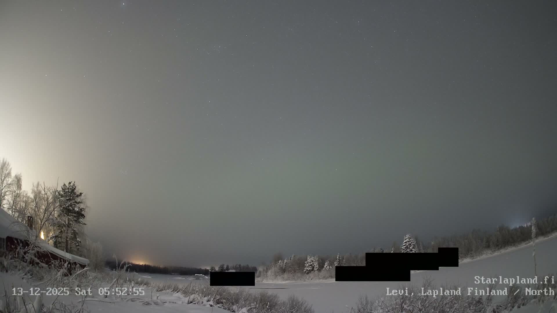 Sirkka, Levi Resort Ski Slope, Aurora Boreails/Northern Lights Live Cam -  Sirkka, Kittila, Lapland, Finland