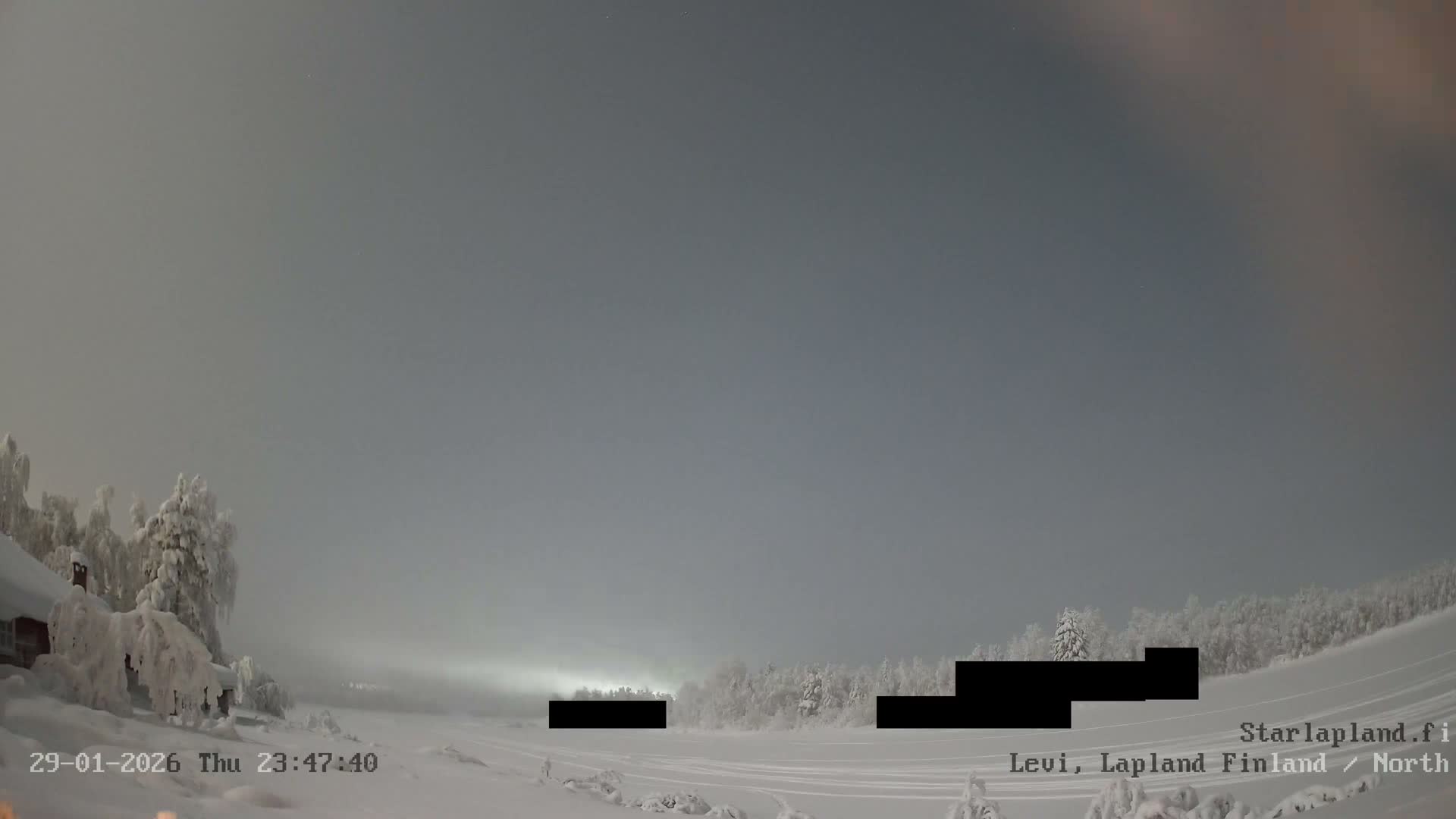 Sirkka, Levi Resort Ski Slope, Aurora Boreails/Northern Lights Live Cam -  Sirkka, Kittila, Lapland, Finland