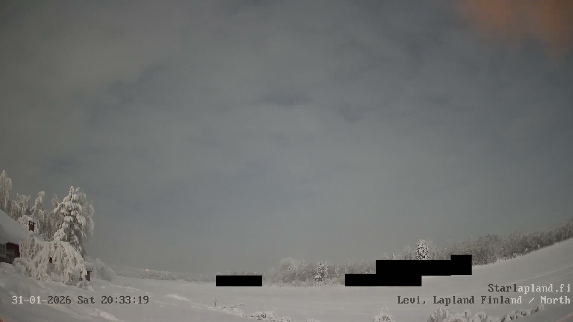 Sirkka, Levi Resort Ski Slope, Aurora Boreails/Northern Lights Live Cam -  Sirkka, Kittila, Lapland, Finland