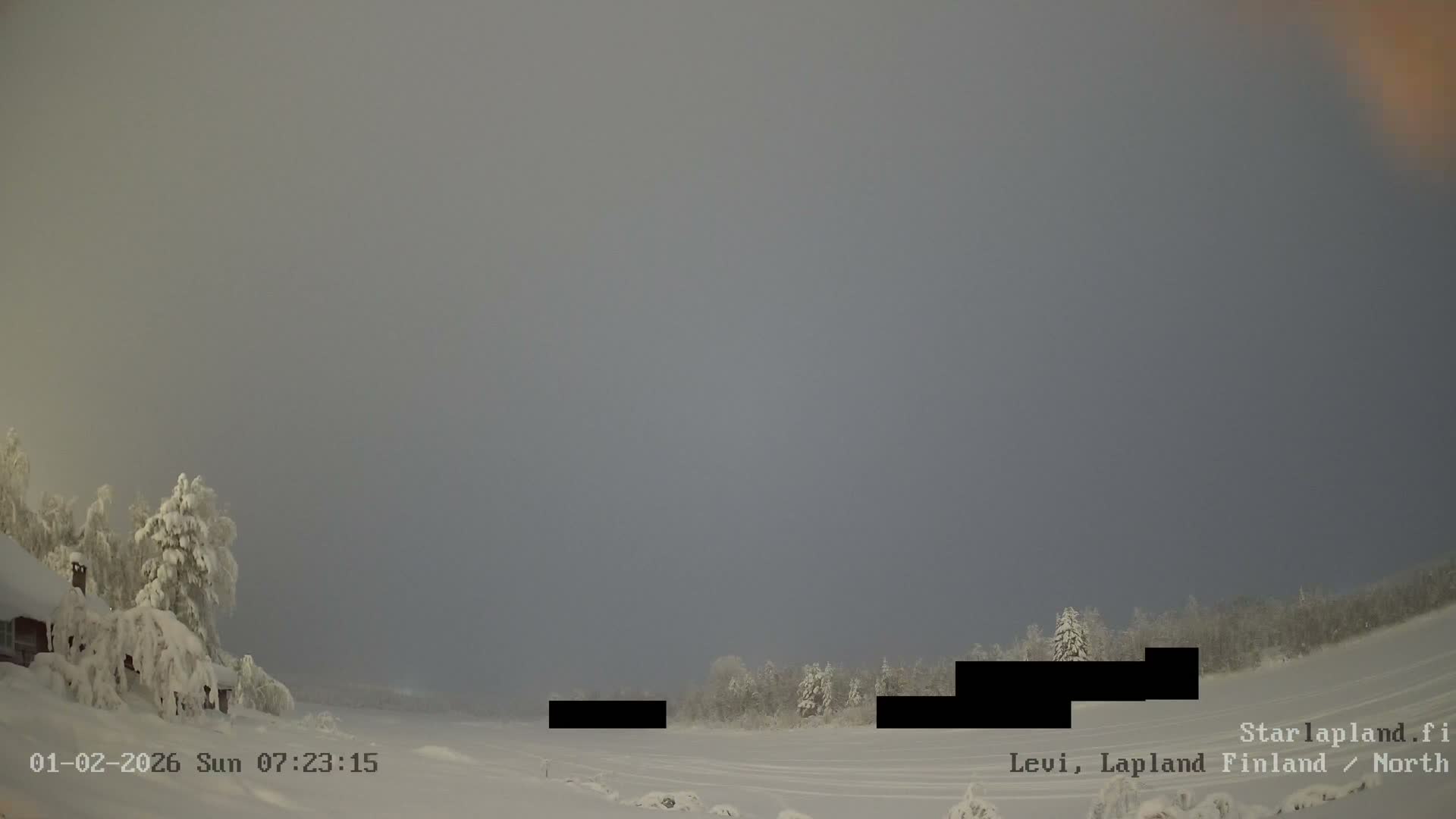 Sirkka, Levi Resort Ski Slope, Aurora Boreails/Northern Lights Live Cam -  Sirkka, Kittila, Lapland, Finland