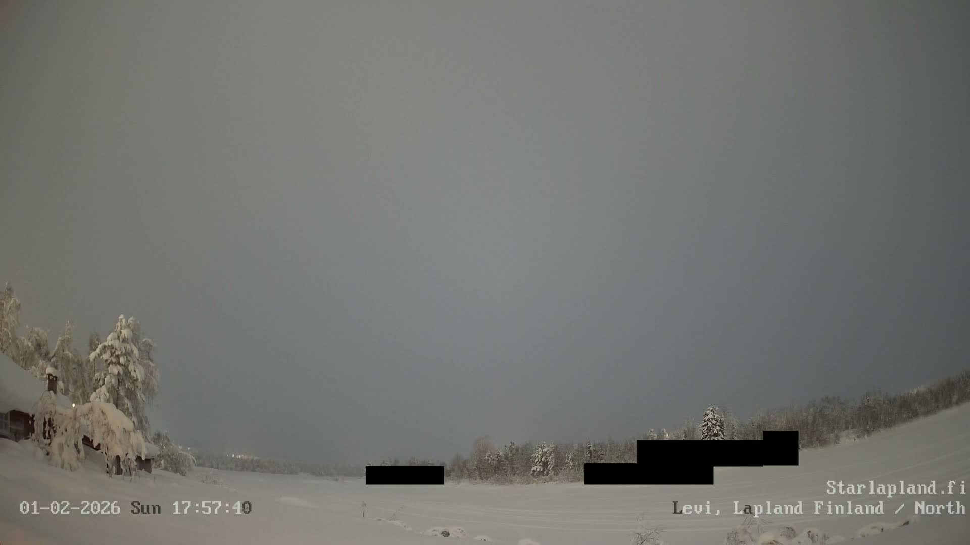 Sirkka, Levi Resort Ski Slope, Aurora Boreails/Northern Lights Live Cam -  Sirkka, Kittila, Lapland, Finland