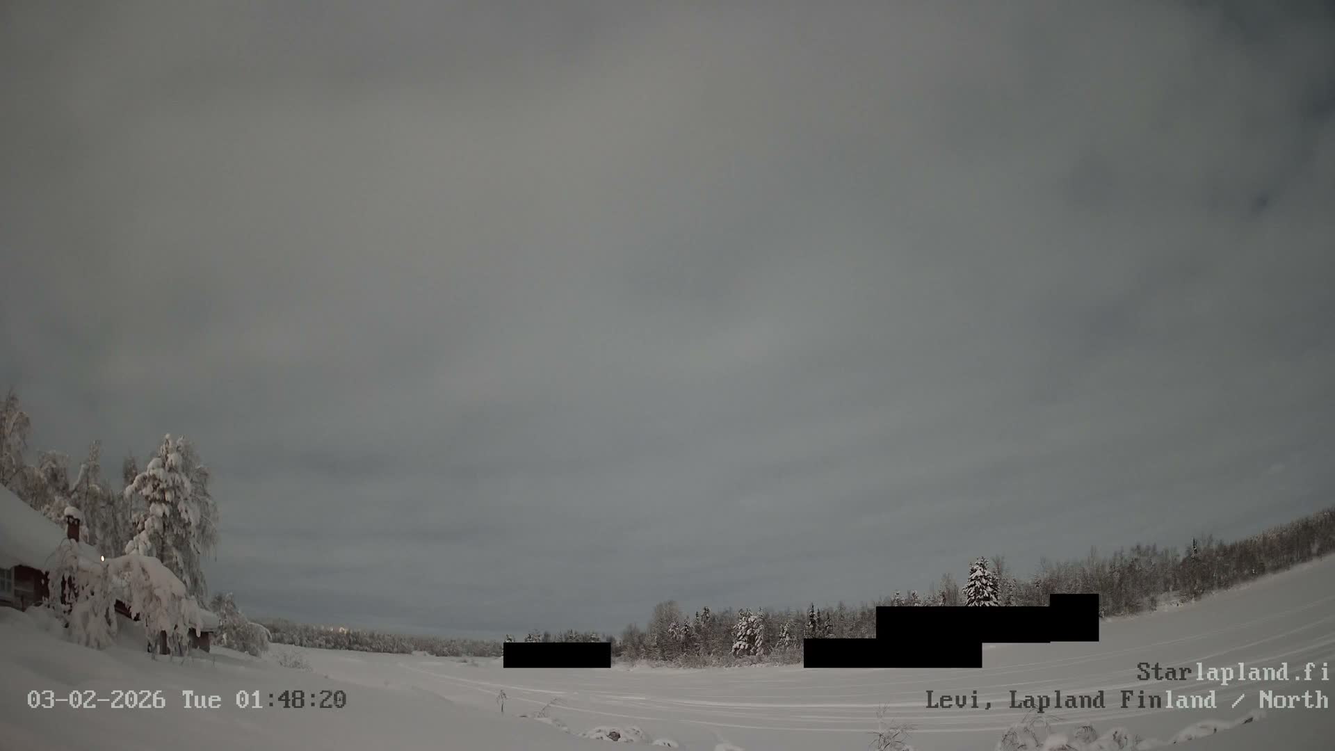 Sirkka, Levi Resort Ski Slope, Aurora Boreails/Northern Lights Live Cam -  Sirkka, Kittila, Lapland, Finland