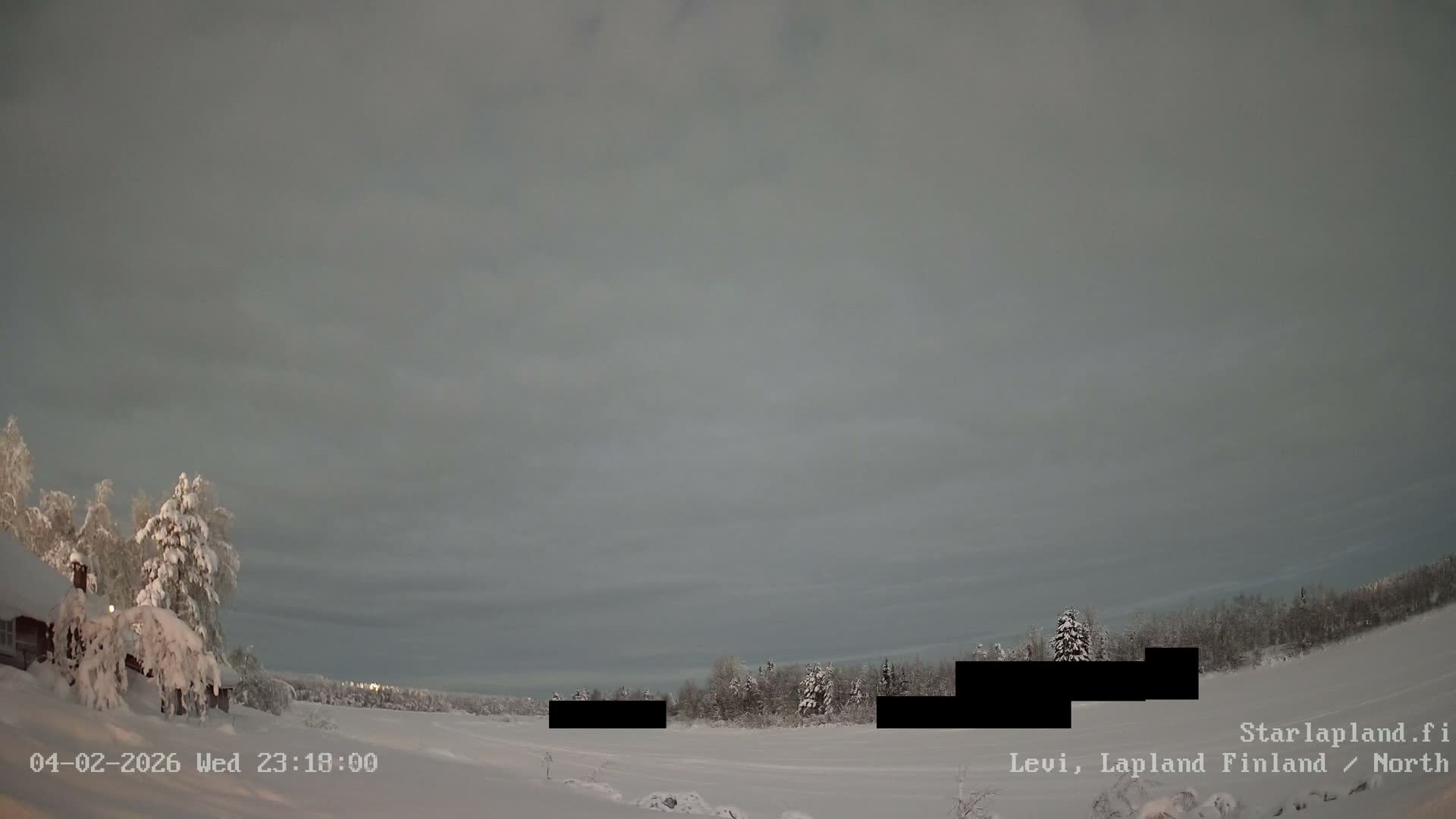 Sirkka, Levi Resort Ski Slope, Aurora Boreails/Northern Lights Live Cam -  Sirkka, Kittila, Lapland, Finland