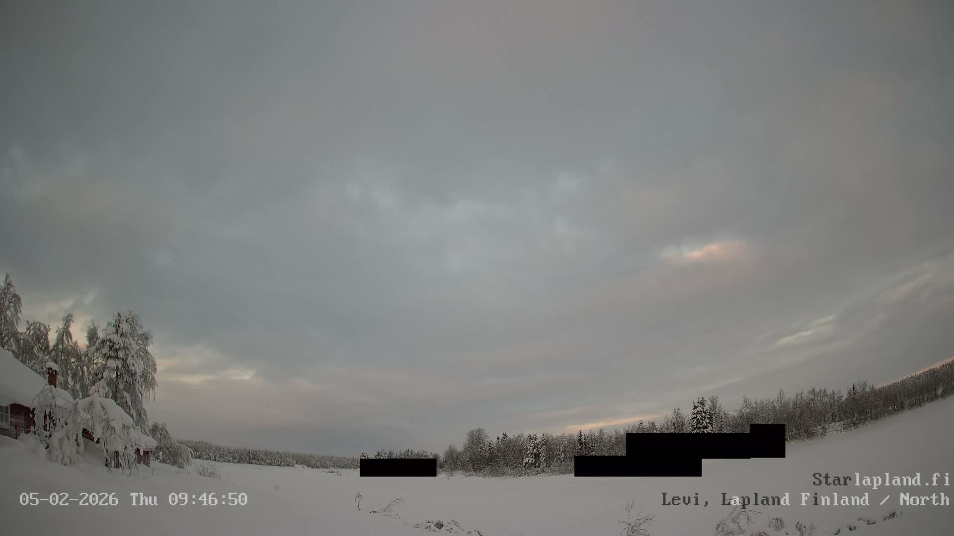 Sirkka, Levi Resort Ski Slope, Aurora Boreails/Northern Lights Live Cam -  Sirkka, Kittila, Lapland, Finland