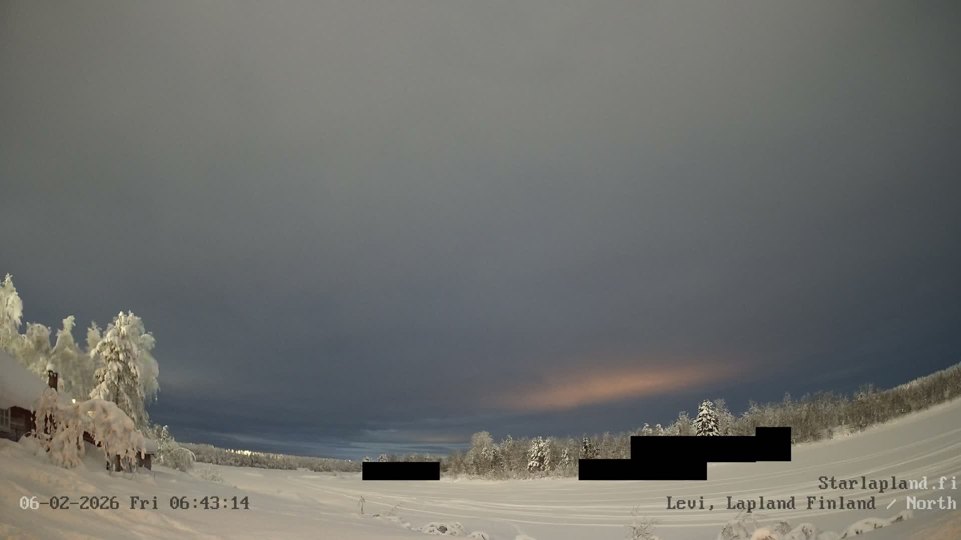 Sirkka, Levi Resort Ski Slope, Aurora Boreails/Northern Lights Live Cam -  Sirkka, Kittila, Lapland, Finland