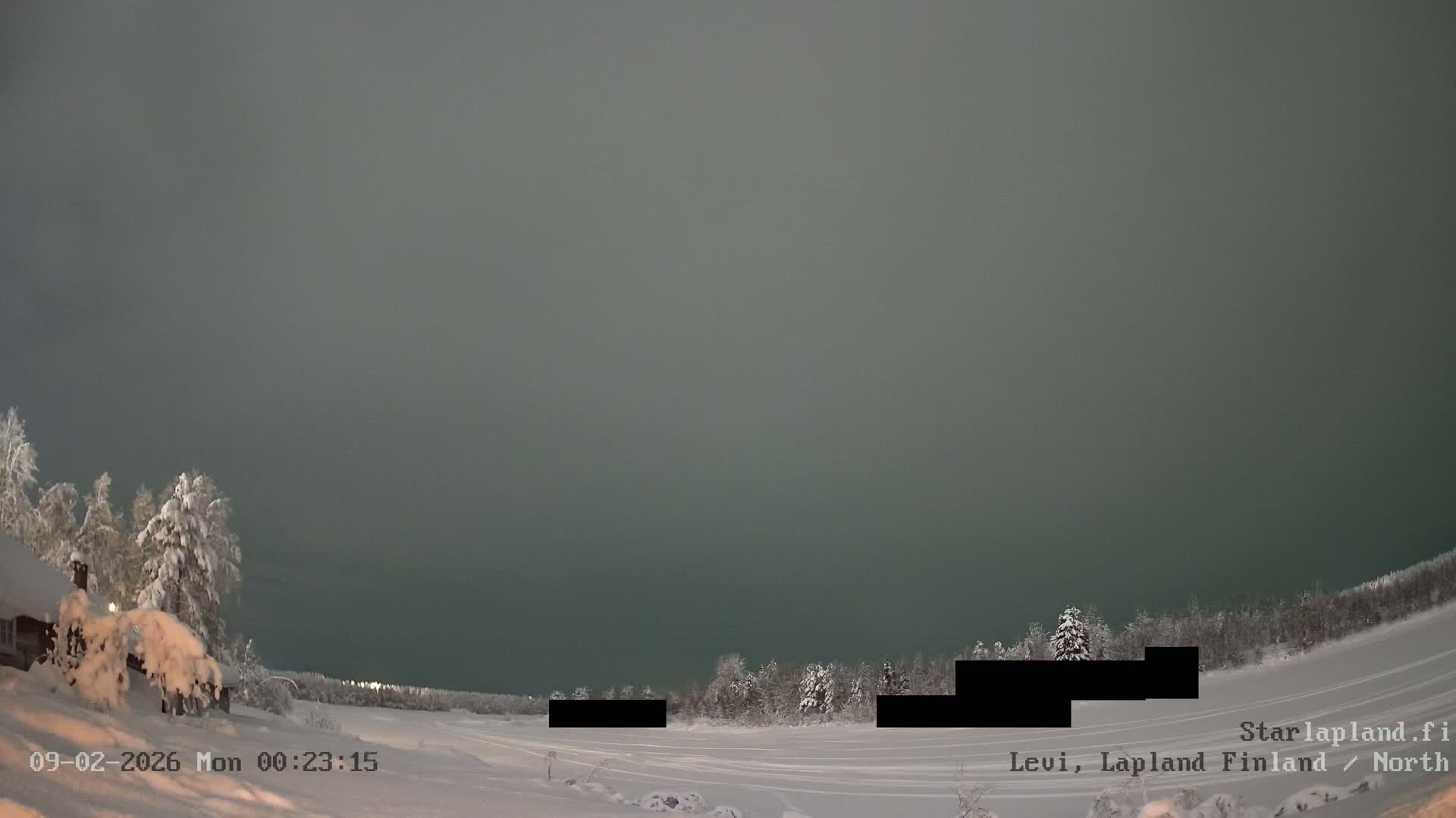 Sirkka, Levi Resort Ski Slope, Aurora Boreails/Northern Lights Live Cam -  Sirkka, Kittila, Lapland, Finland