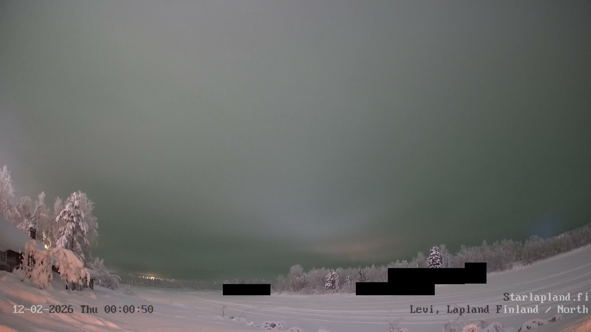 Sirkka, Levi Resort Ski Slope, Aurora Boreails/Northern Lights Live Cam -  Sirkka, Kittila, Lapland, Finland