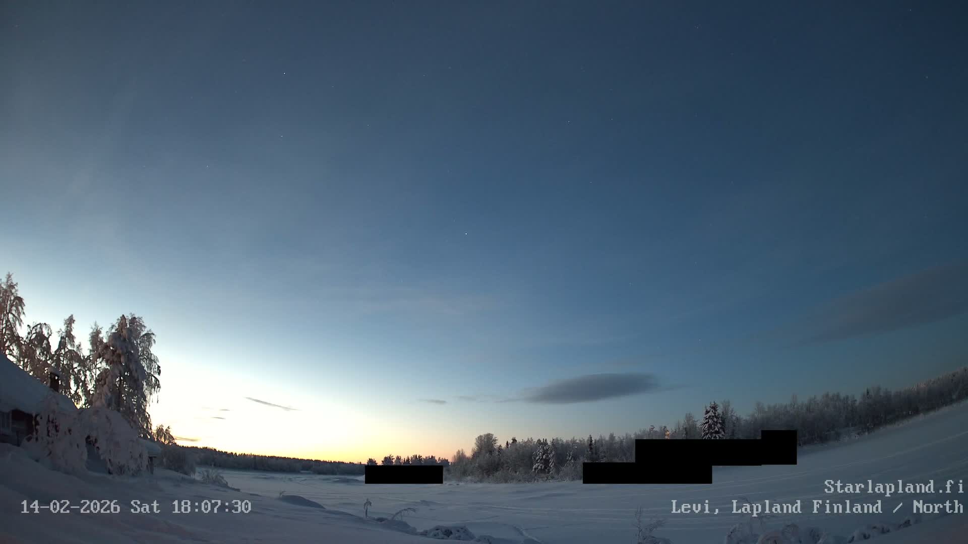 Sirkka, Levi Resort Ski Slope, Aurora Boreails/Northern Lights Live Cam -  Sirkka, Kittila, Lapland, Finland