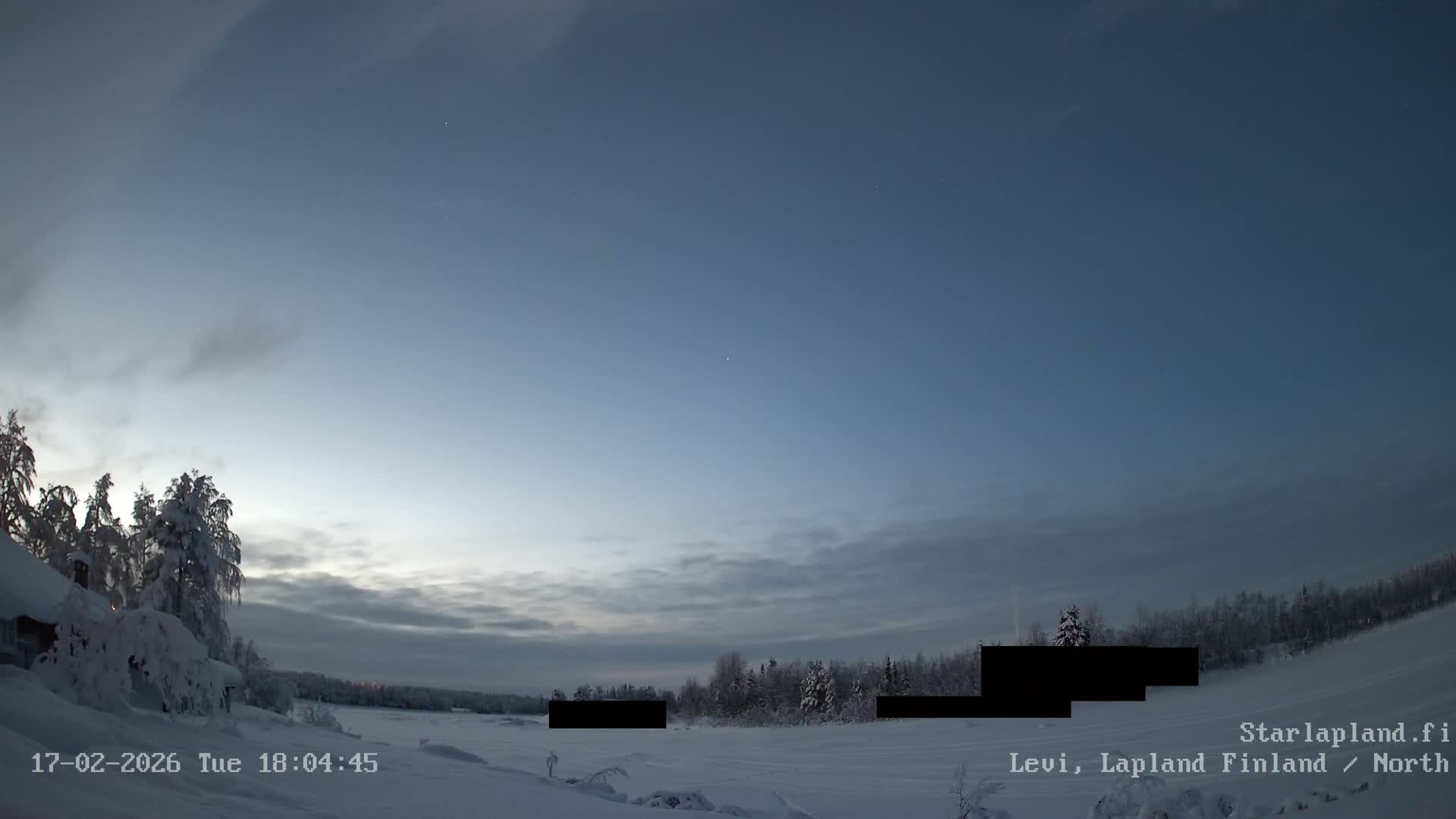 Sirkka, Levi Resort Ski Slope, Aurora Boreails/Northern Lights Live Cam -  Sirkka, Kittila, Lapland, Finland