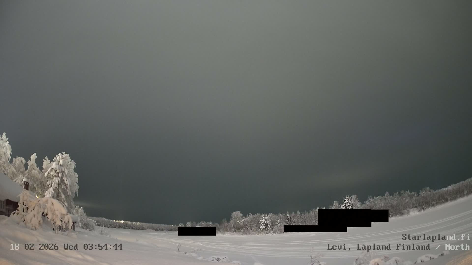 Sirkka, Levi Resort Ski Slope, Aurora Boreails/Northern Lights Live Cam -  Sirkka, Kittila, Lapland, Finland